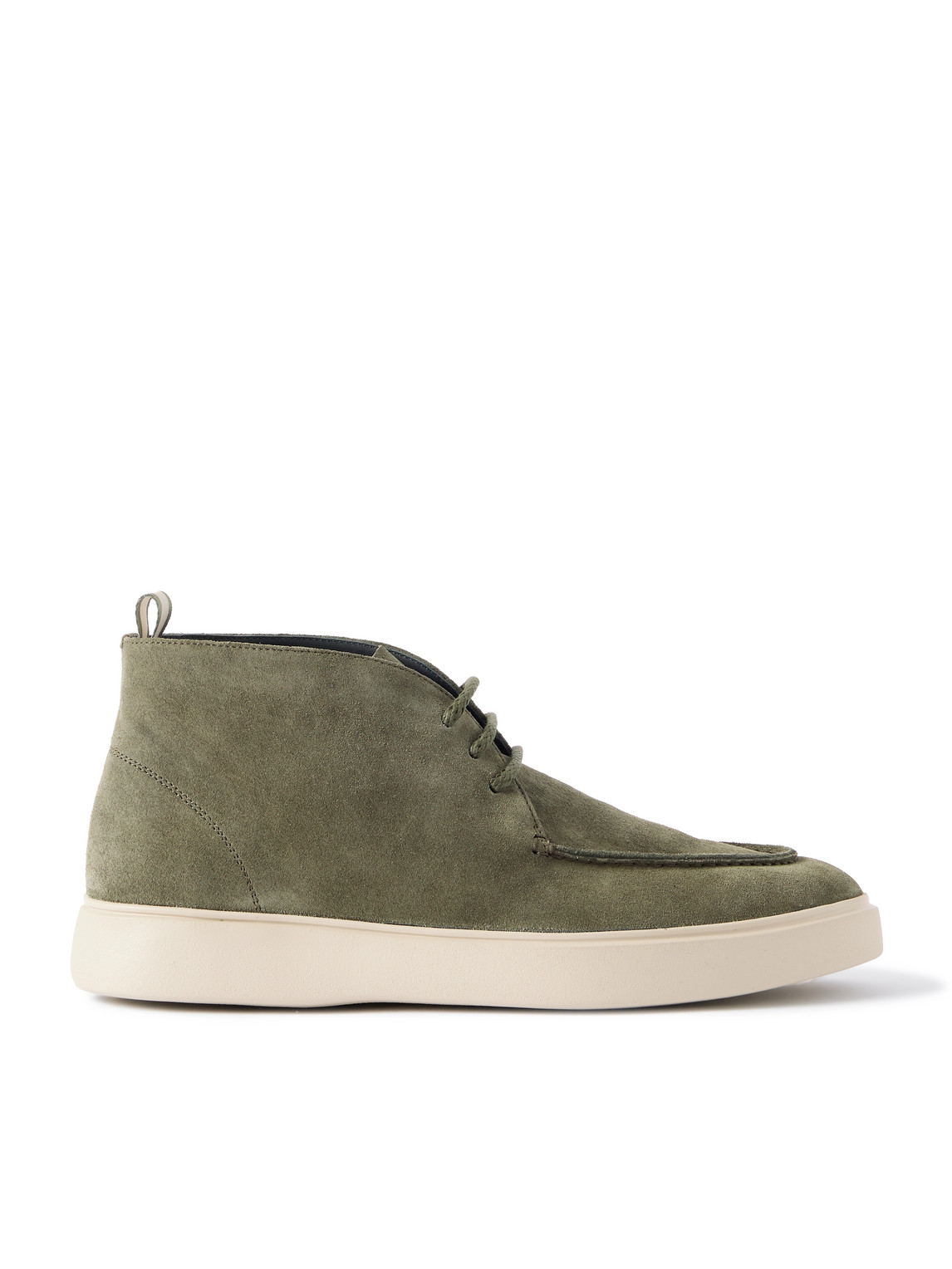 Officine Creative Frame 002 Suede Chukka Boots In Green