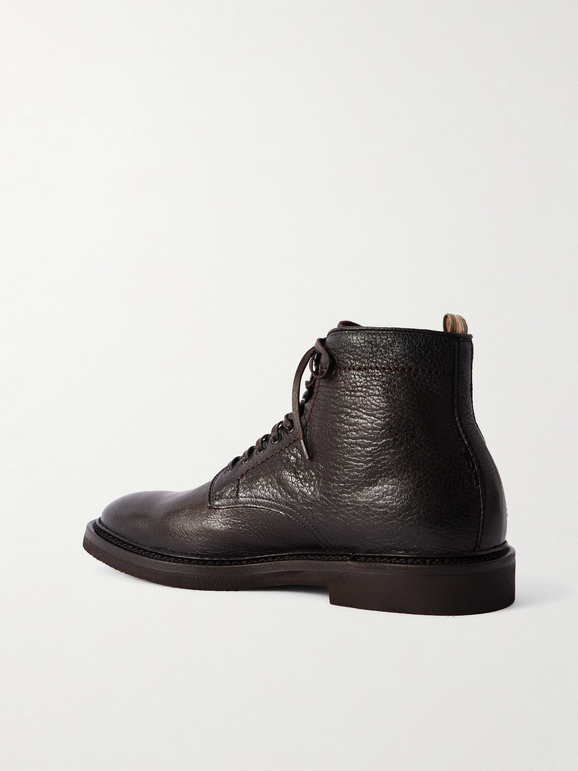 Officine Creative Hopkins Flexi 203 Full-grain Deerskin Boots In Brown