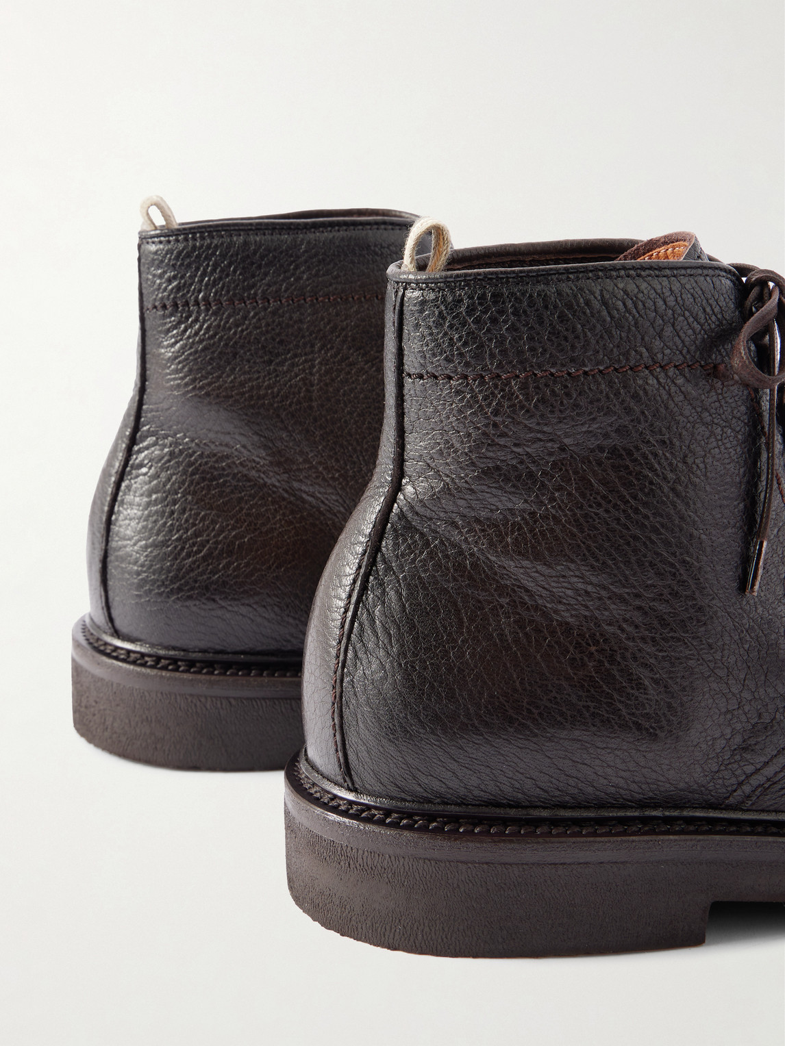 Officine Creative Hopkins Flexi 203 Full-grain Deerskin Boots In Brown