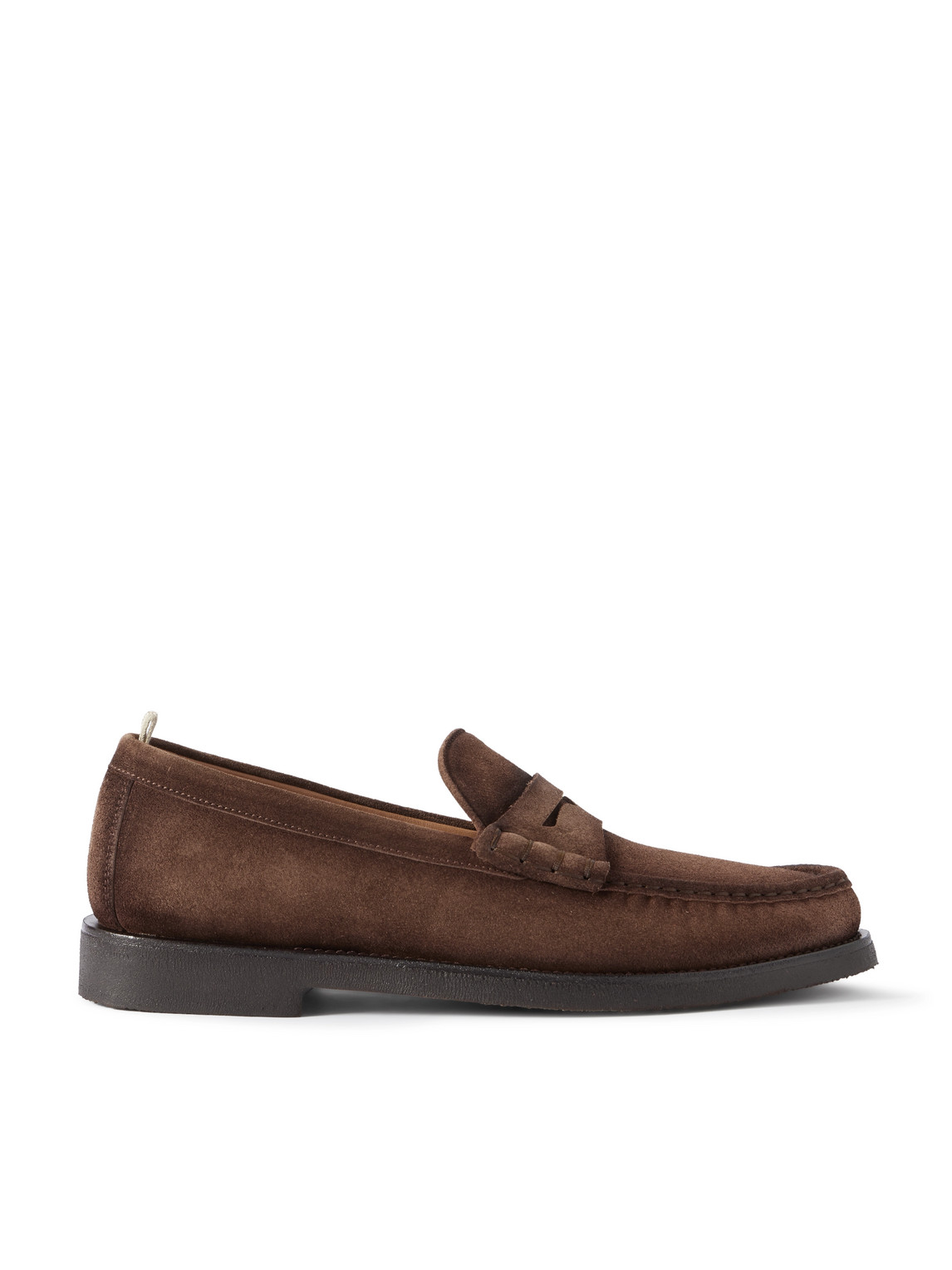 Balfron Flexi Brushed-Suede Loafers