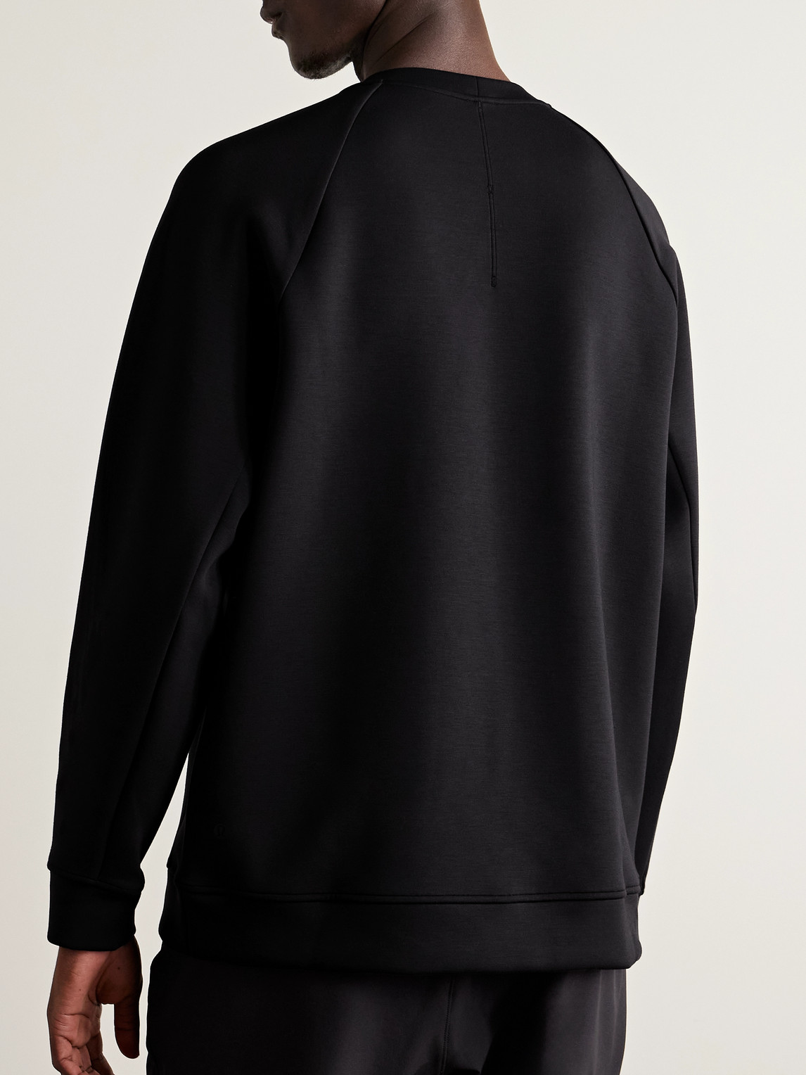 Lululemon Smooth Spacer Recycled-jersey Sweatshirt In Black