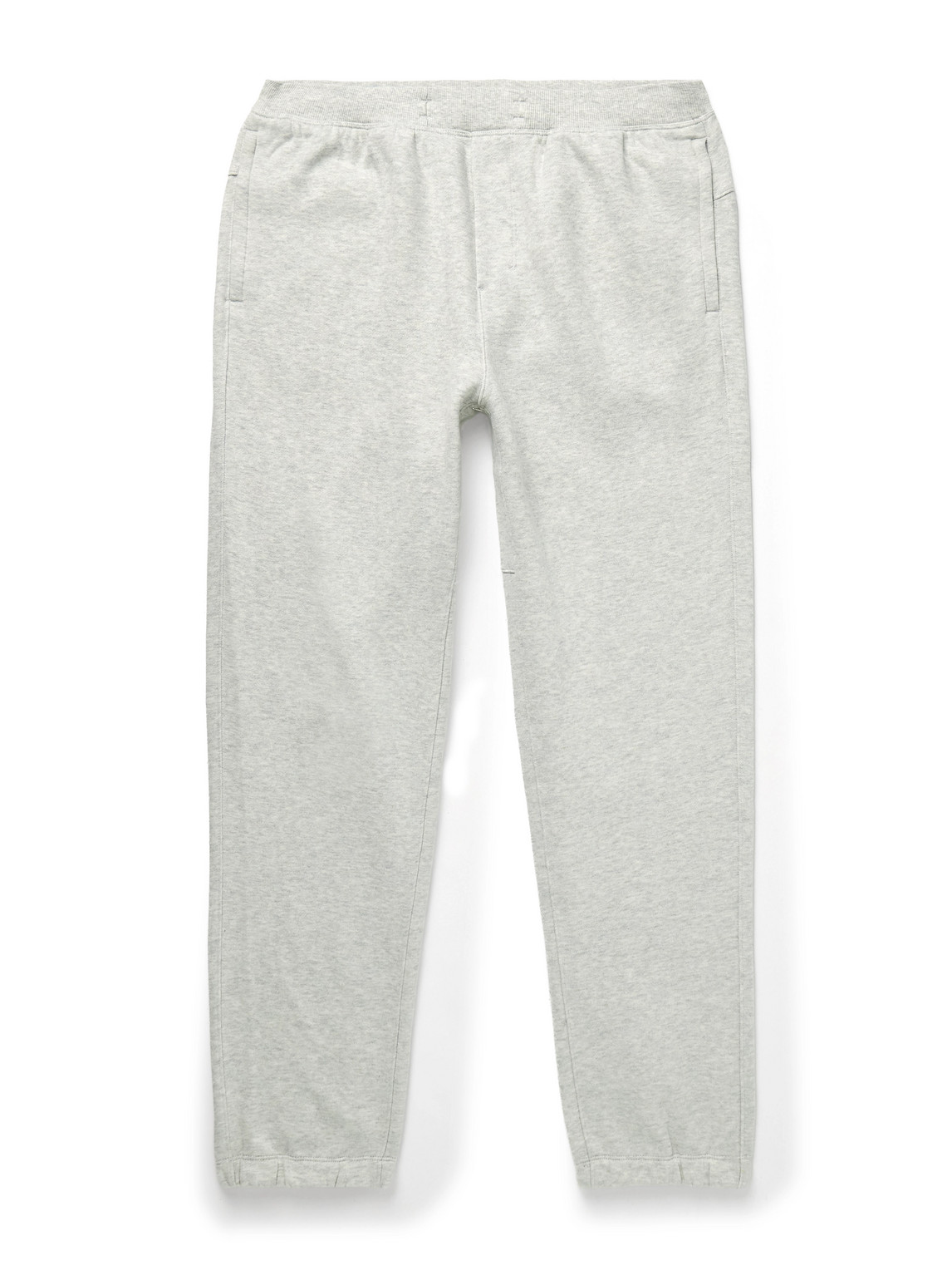Lululemon Steady State Tapered Cotton-blend Jersey Sweatpants In Gray