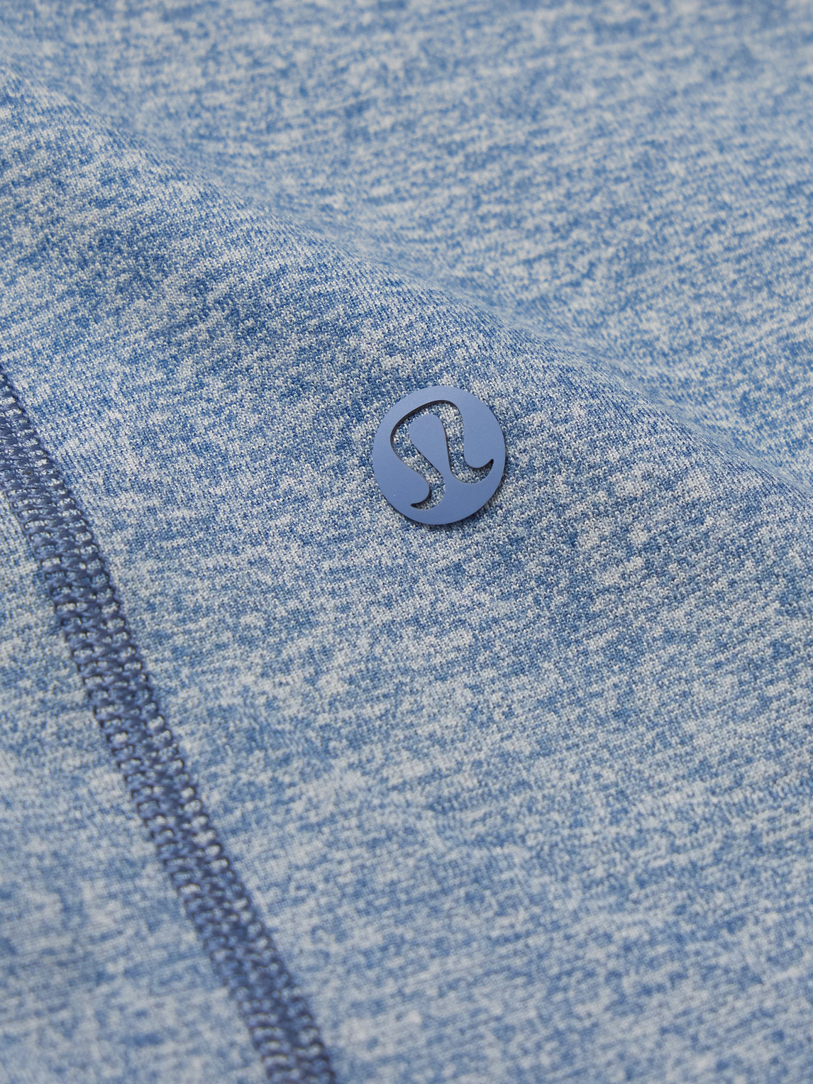 Lululemon Slim-fit Stretch Recycled-jersey Half-zip Top In Blue