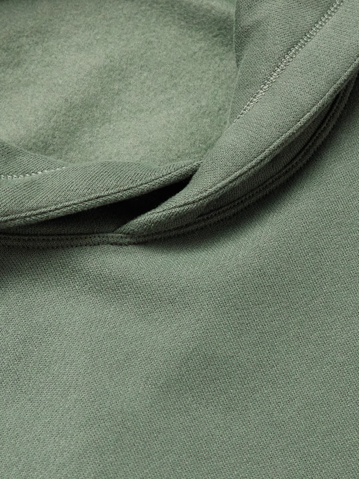Lululemon Steady State Cotton-blend Jersey Hoodie In Green
