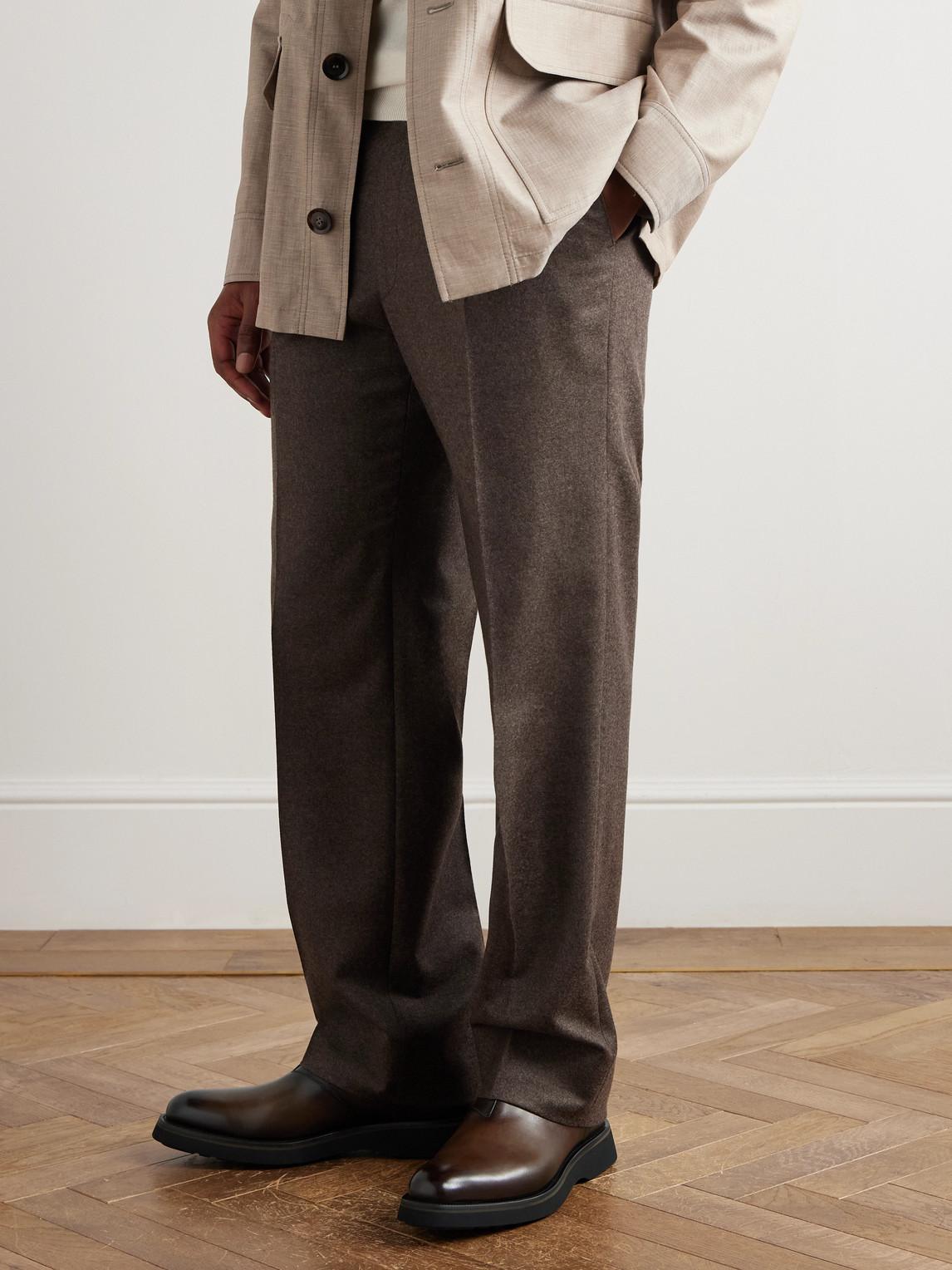 Berluti Alessio Venezia Leather Chelsea Boots In Brown
