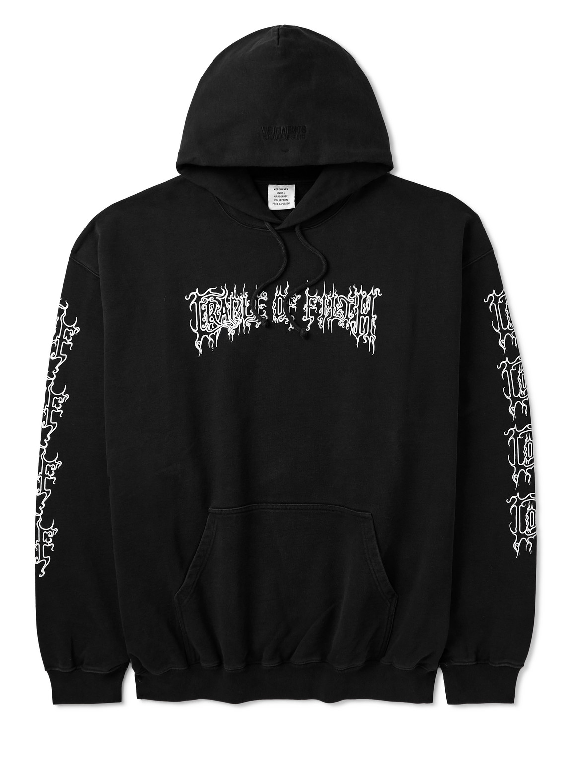 Cradle of Filth Oversized Printed Cotton-Jersey Hoodie