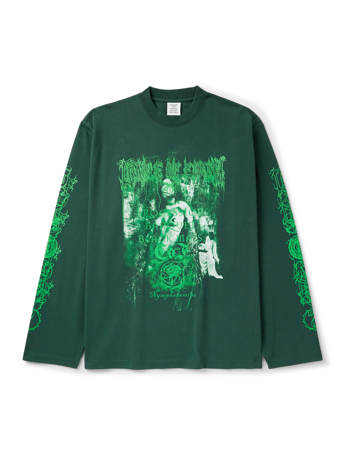 Oversized Printed Cotton-Jersey T-Shirt