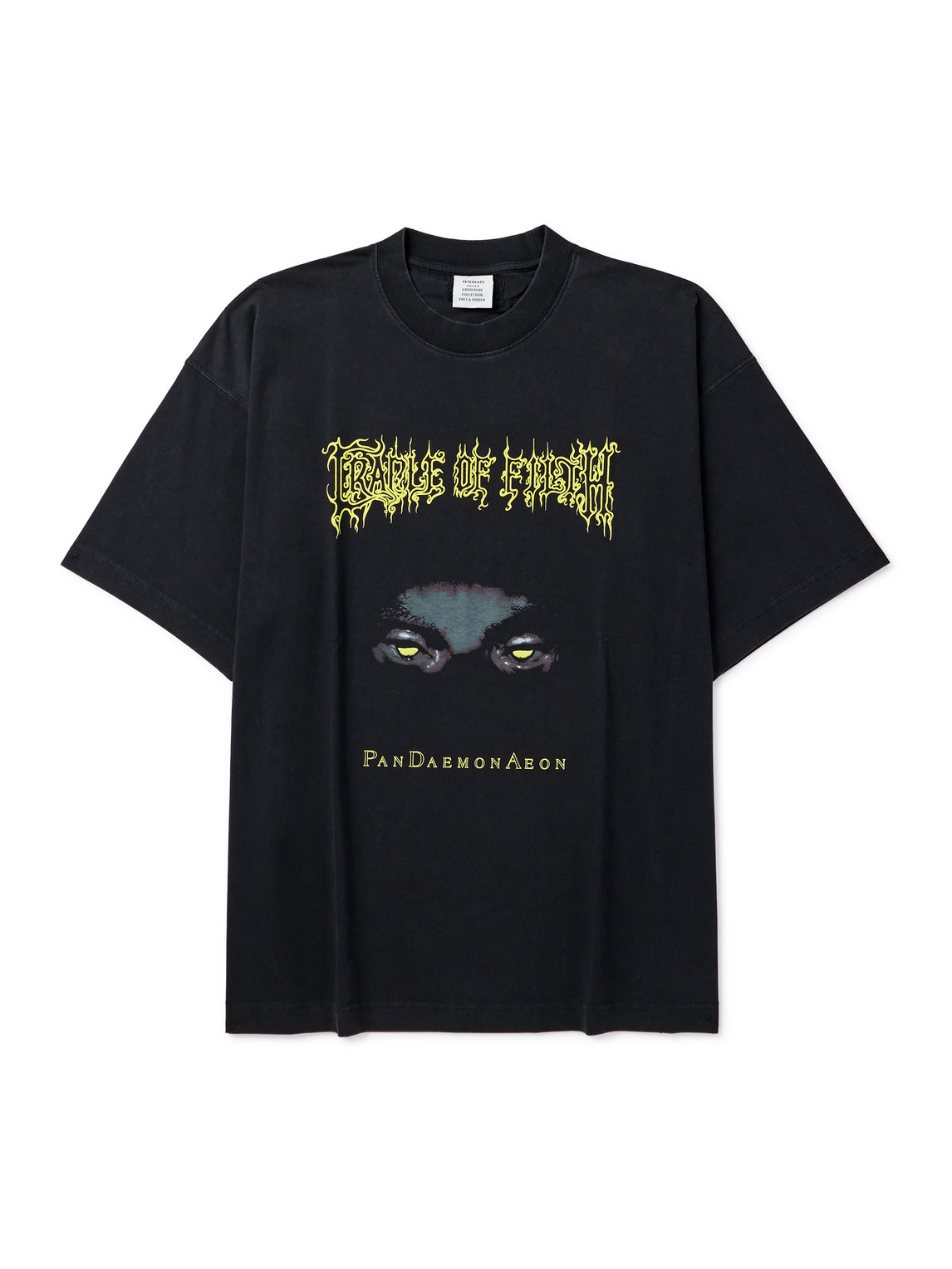 Oversized Printed Cotton-Jersey T-Shirt