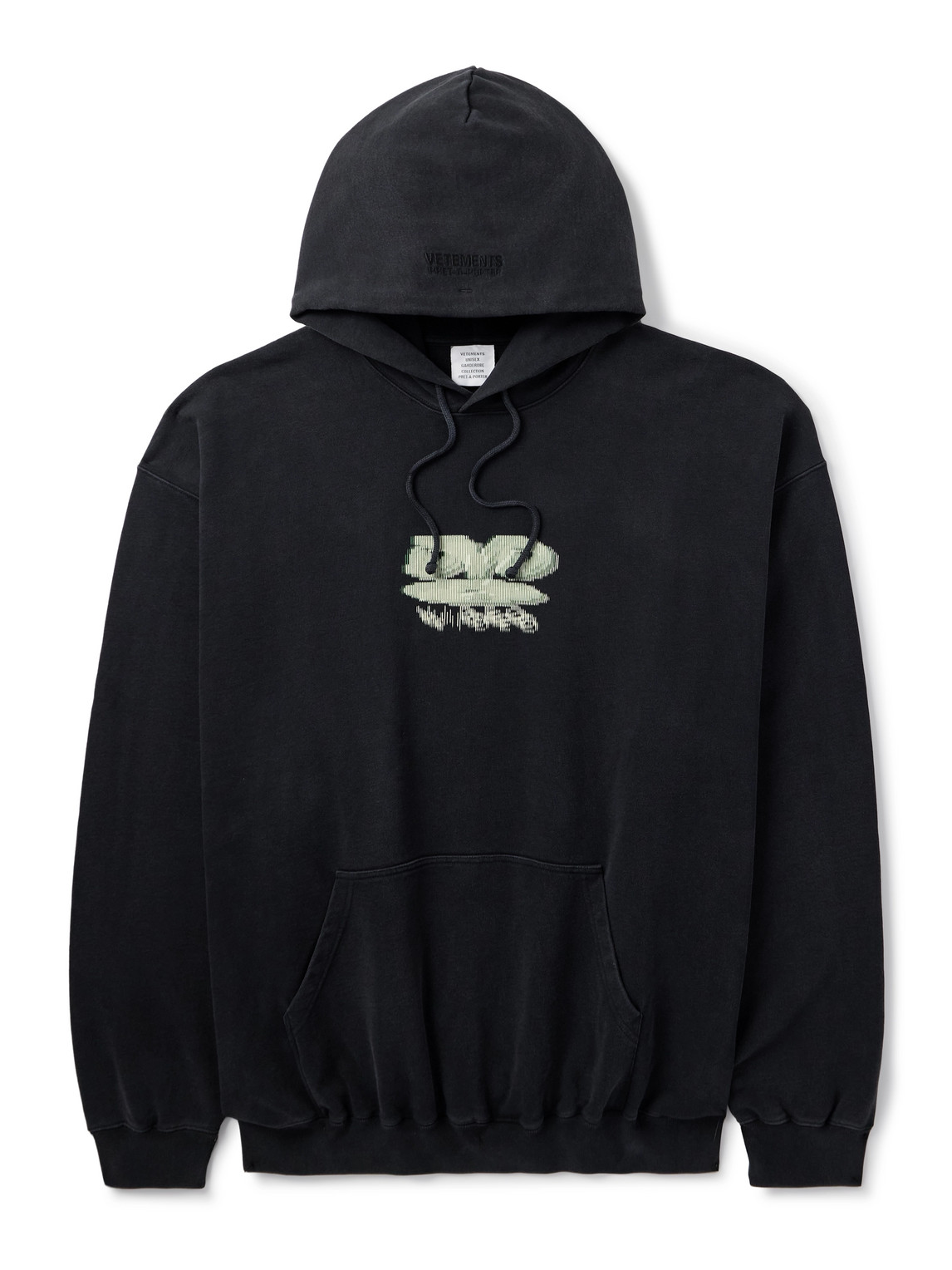 DVD Oversized Printed Cotton-Jersey Hoodie