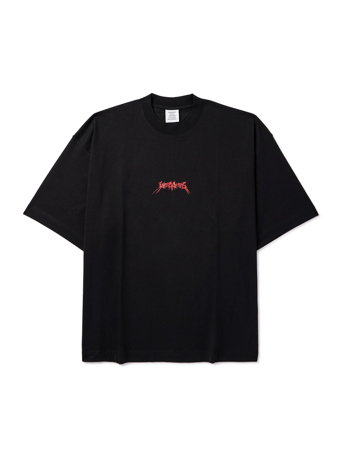 Oversized Printed Cotton-Jersey T-Shirt