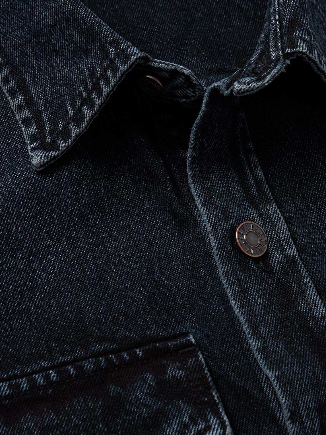  Agolde - Park Denim Shirt Jacket - Men - Blue - M 