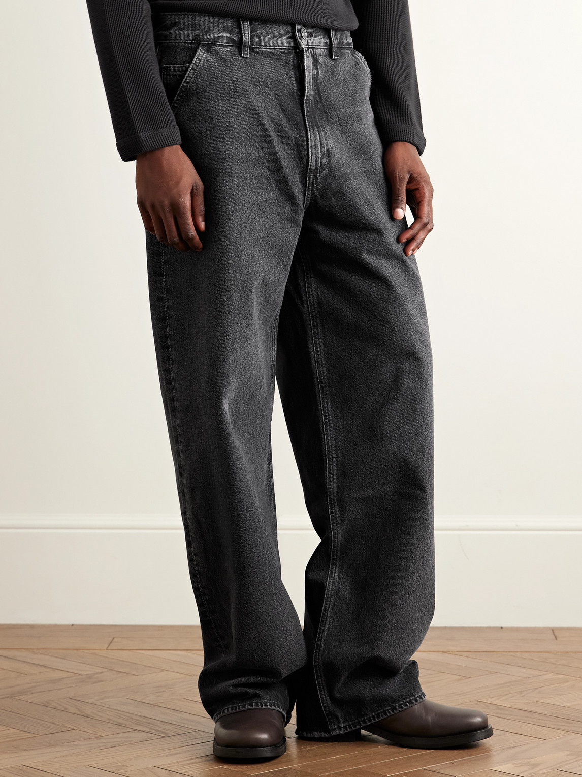  Agolde - Benton Wide-leg Jeans - Men - Black - Uk/us 29 