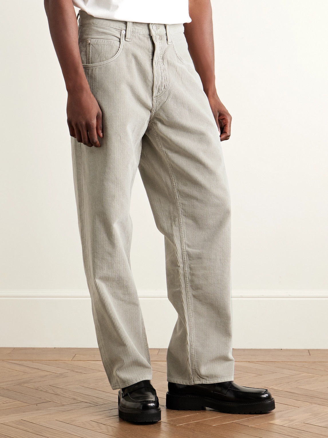 Fusion Straight-Leg Cotton- Corduroy