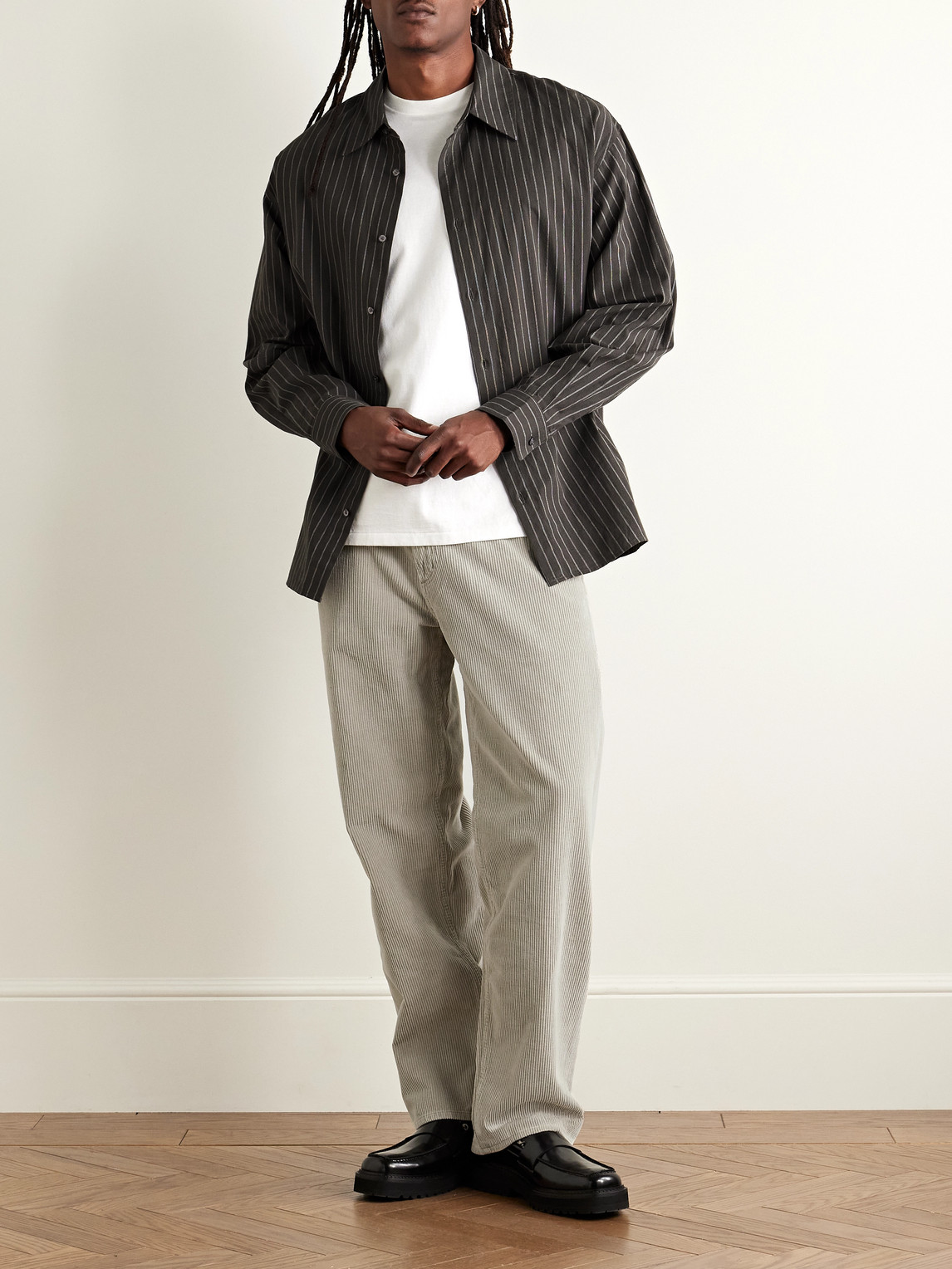 Fusion Straight-Leg Cotton- Corduroy