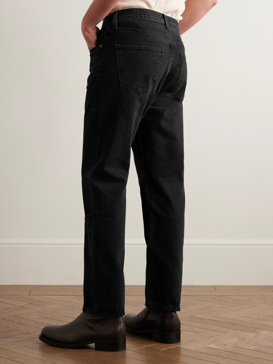 Agolde 90's Straight-leg Jeans In Black