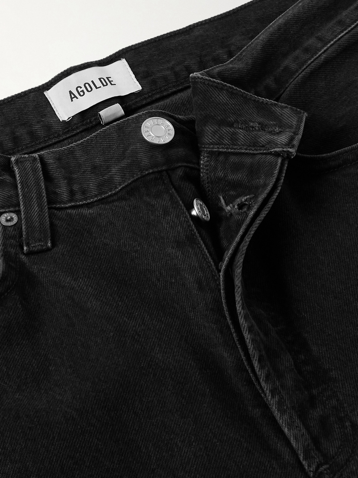 Agolde 90's Straight-leg Jeans In Black
