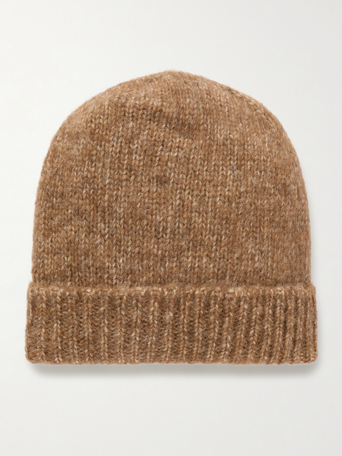 Alpaca and Cotton-Blend Beanie