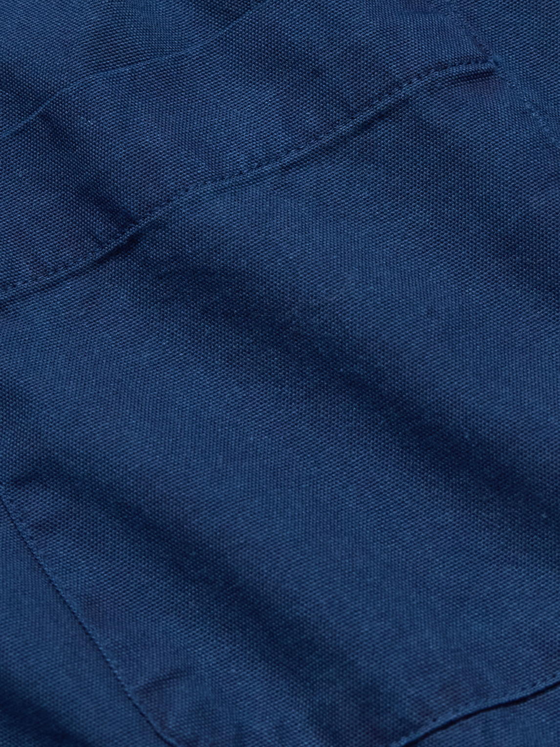 Button-Down Collar Indigo-Dyed Cotton Oxford Shirt