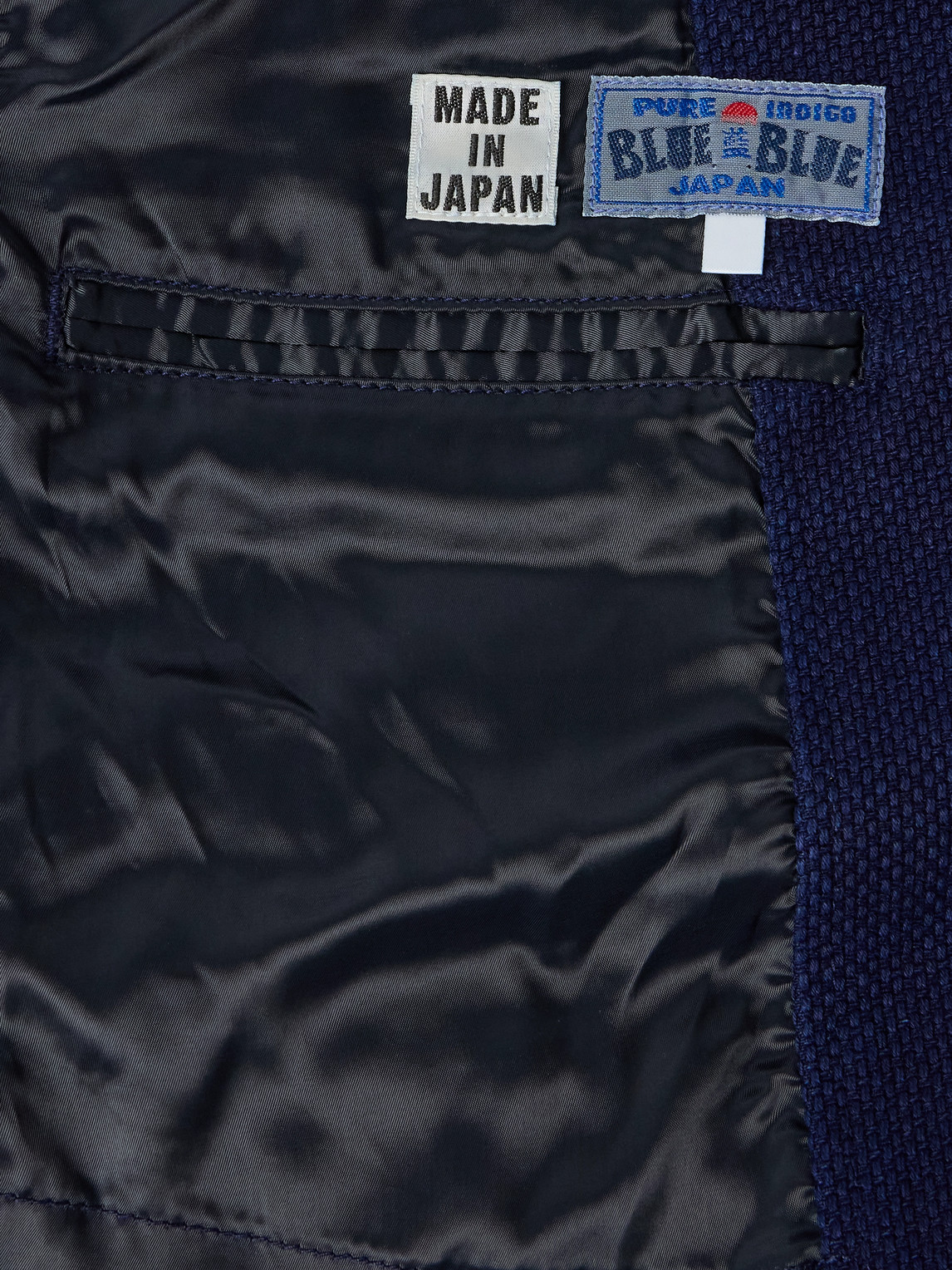 Sashiko Cotton-Piqué Suit Jacket