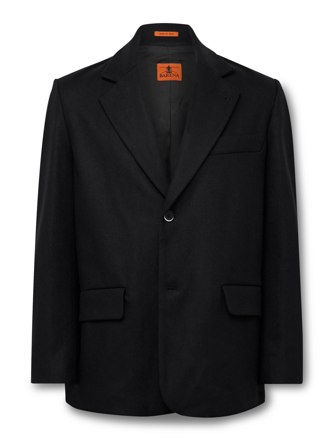 Wool-Blend Felt Blazer