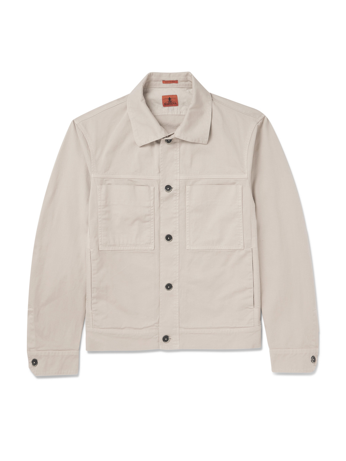 Barena Venezia Cotton-blend Twill Overshirt In Neutral