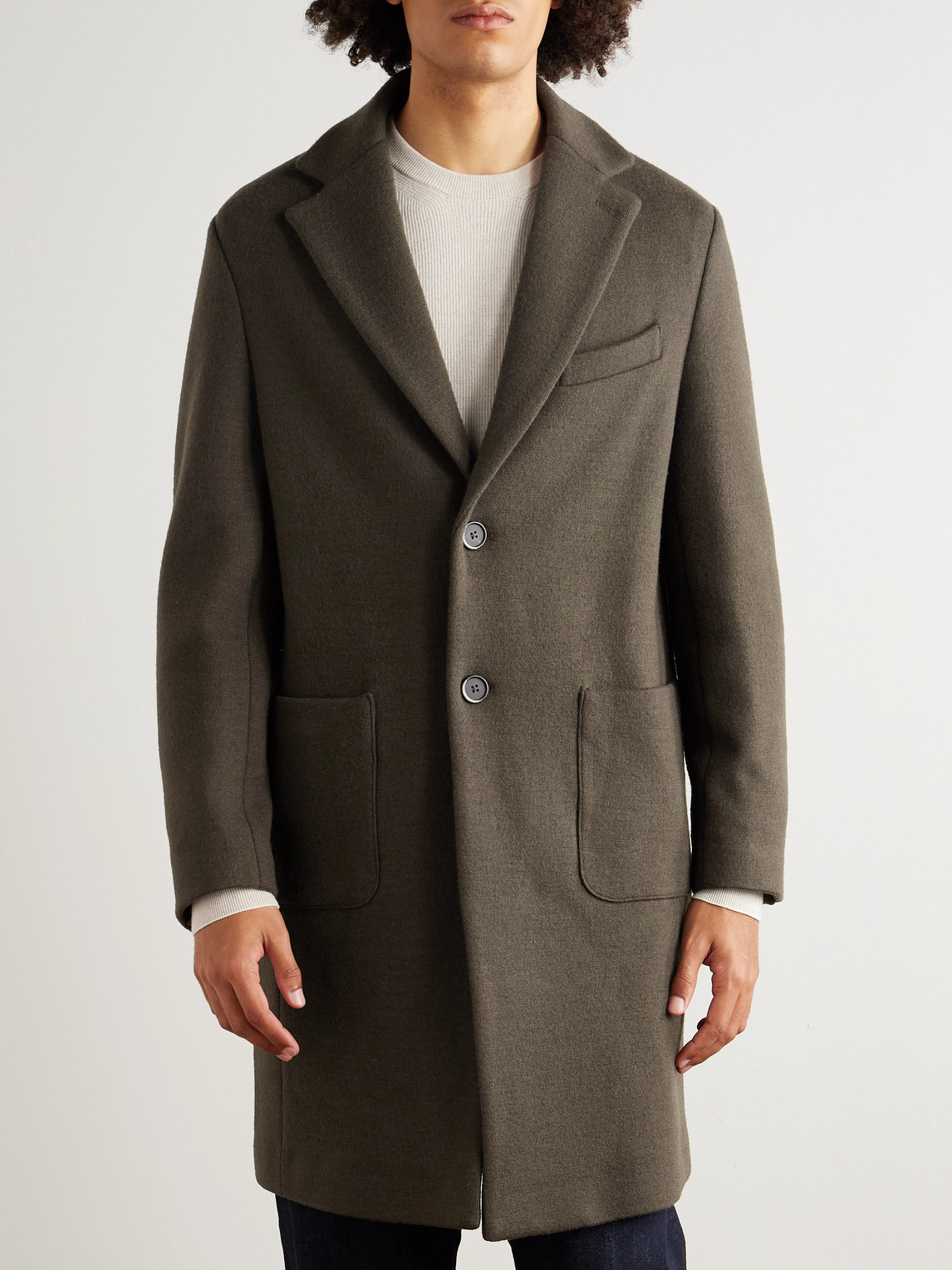 Barena Venezia Baron Wool-blend Coat In Green