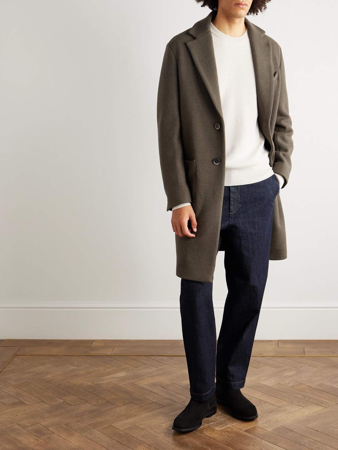 Barena Venezia Baron Wool-blend Coat In Green