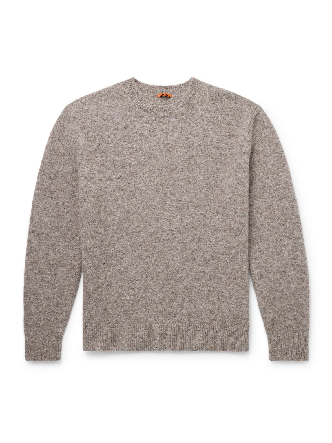 Brushed Alpaca-Blend Sweater