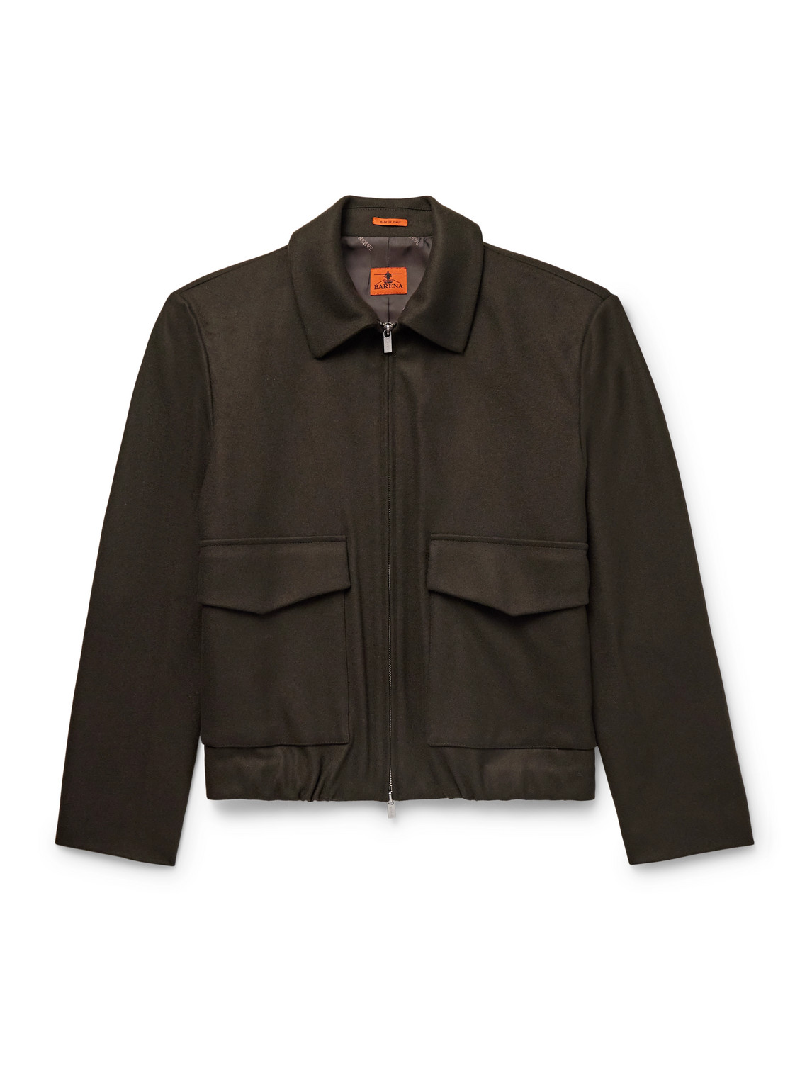 Slim-Fit Wool-Blend Felt Blouson Jacket