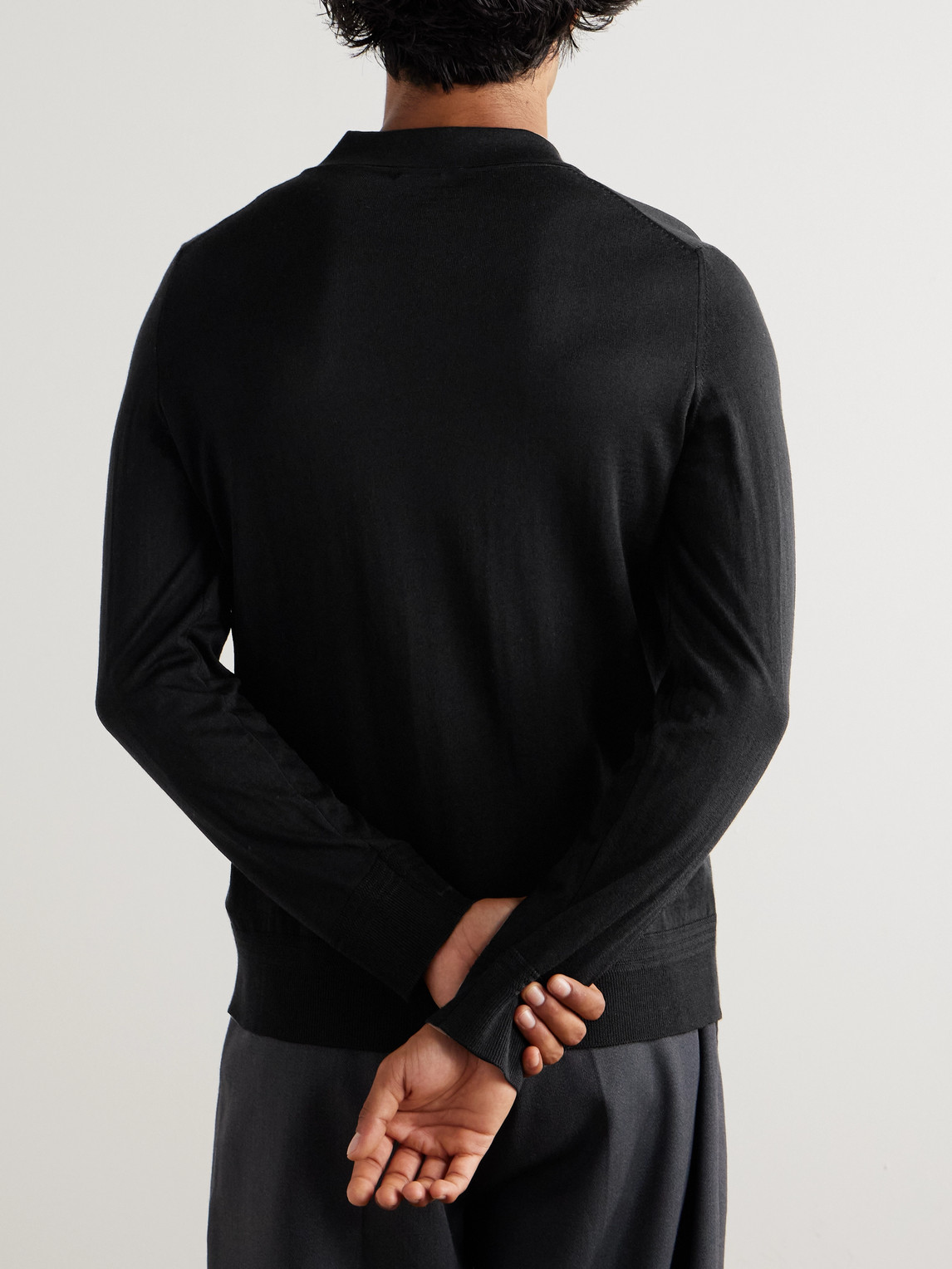 Barena Venezia Merino Wool Cardigan In Black