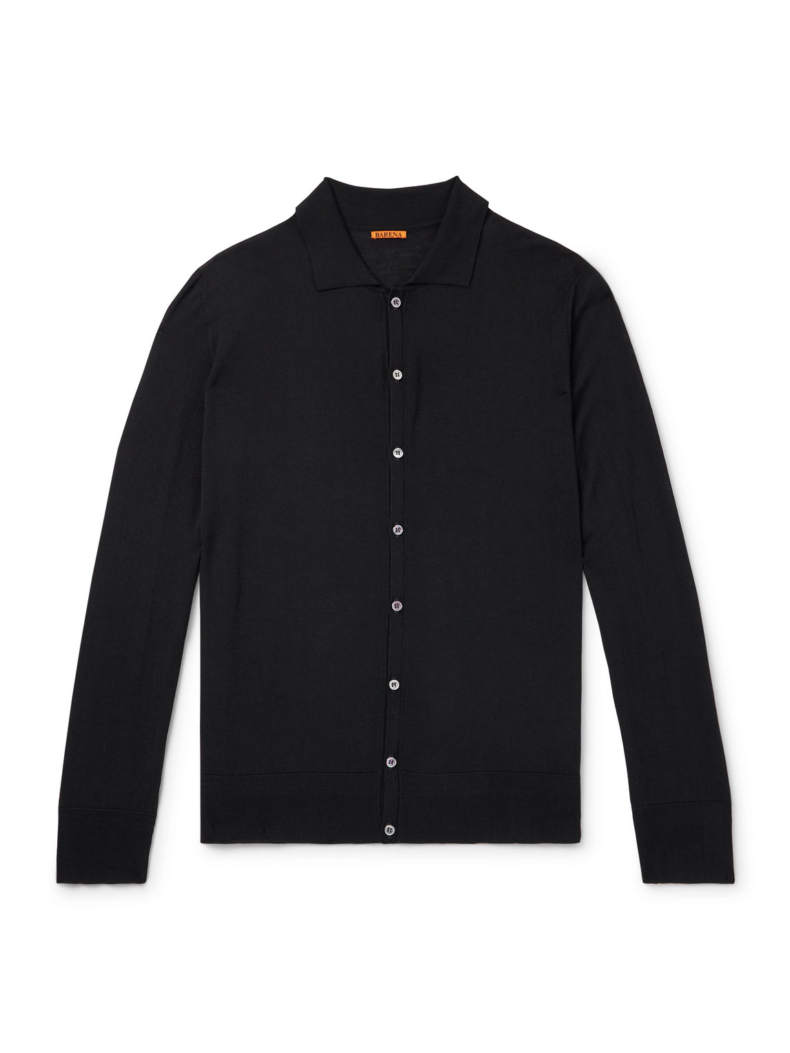 Barena Venezia Merino Wool Cardigan In Black