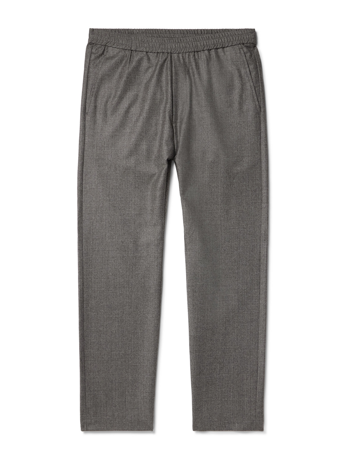 Barena Venezia Straight-leg Virgin Wool Drawstring Trousers In Brown