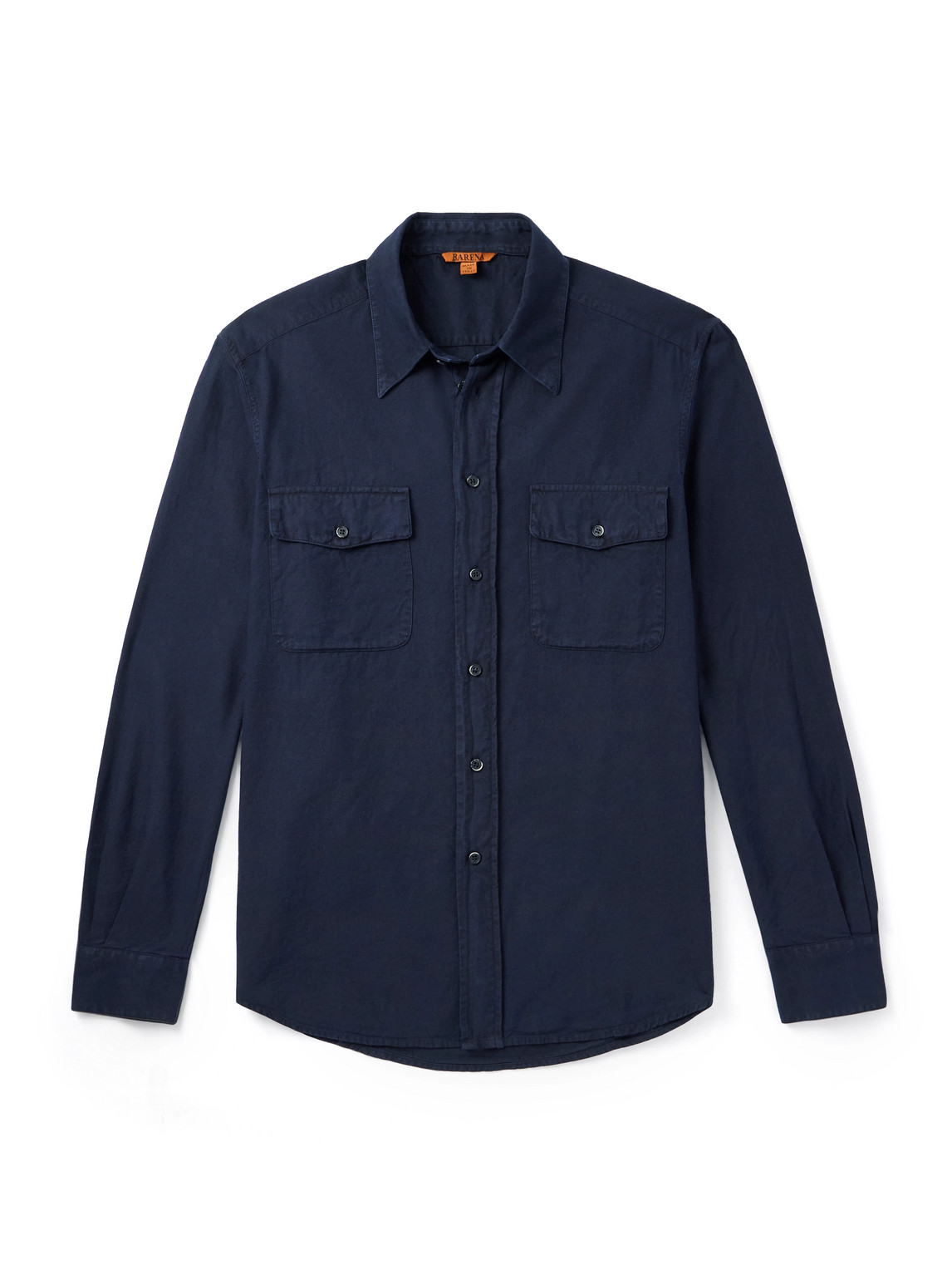 Barena Venezia Cotton-flannel Shirt In Blue