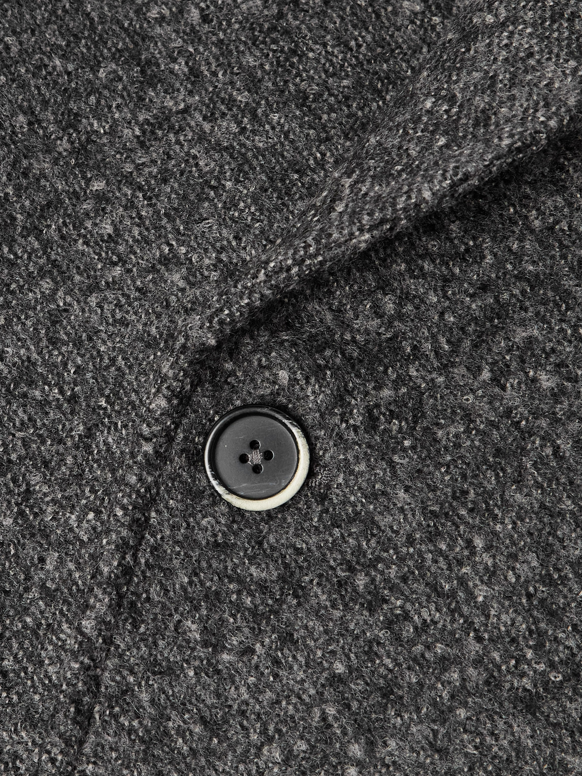Barena Venezia Double-breasted Melton Wool-blend Coat In Gray