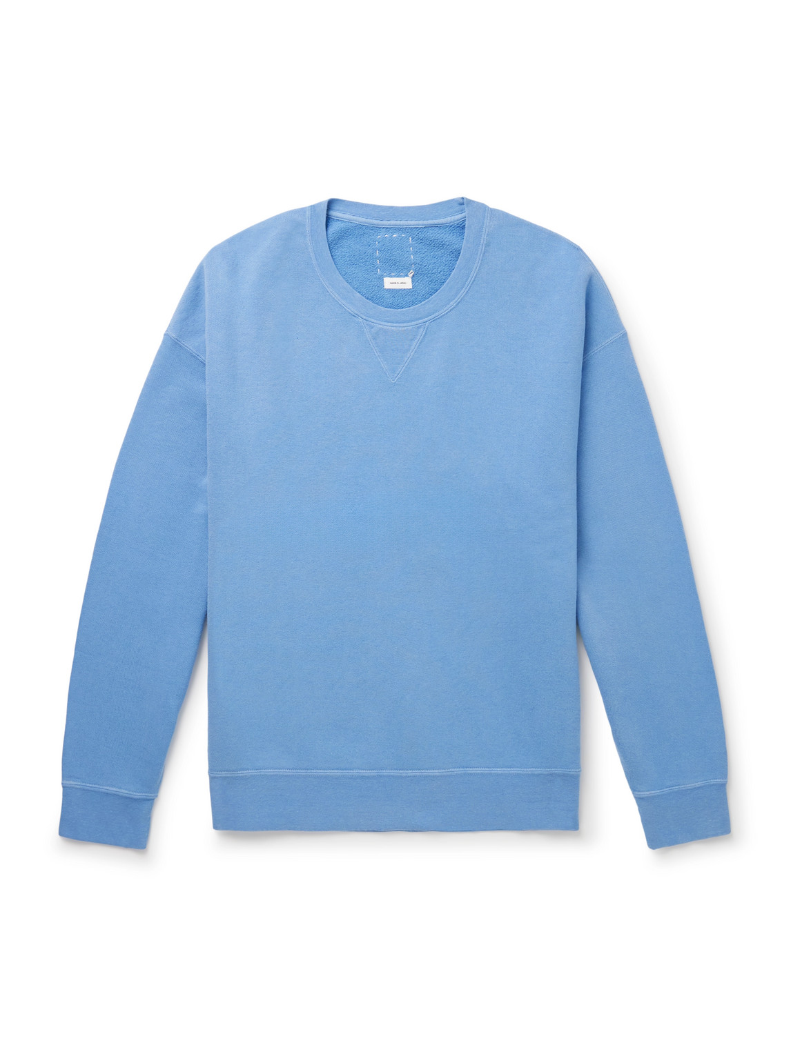 Visvim Jumbo Sb Cotton-jersey Sweatshirt In Blue