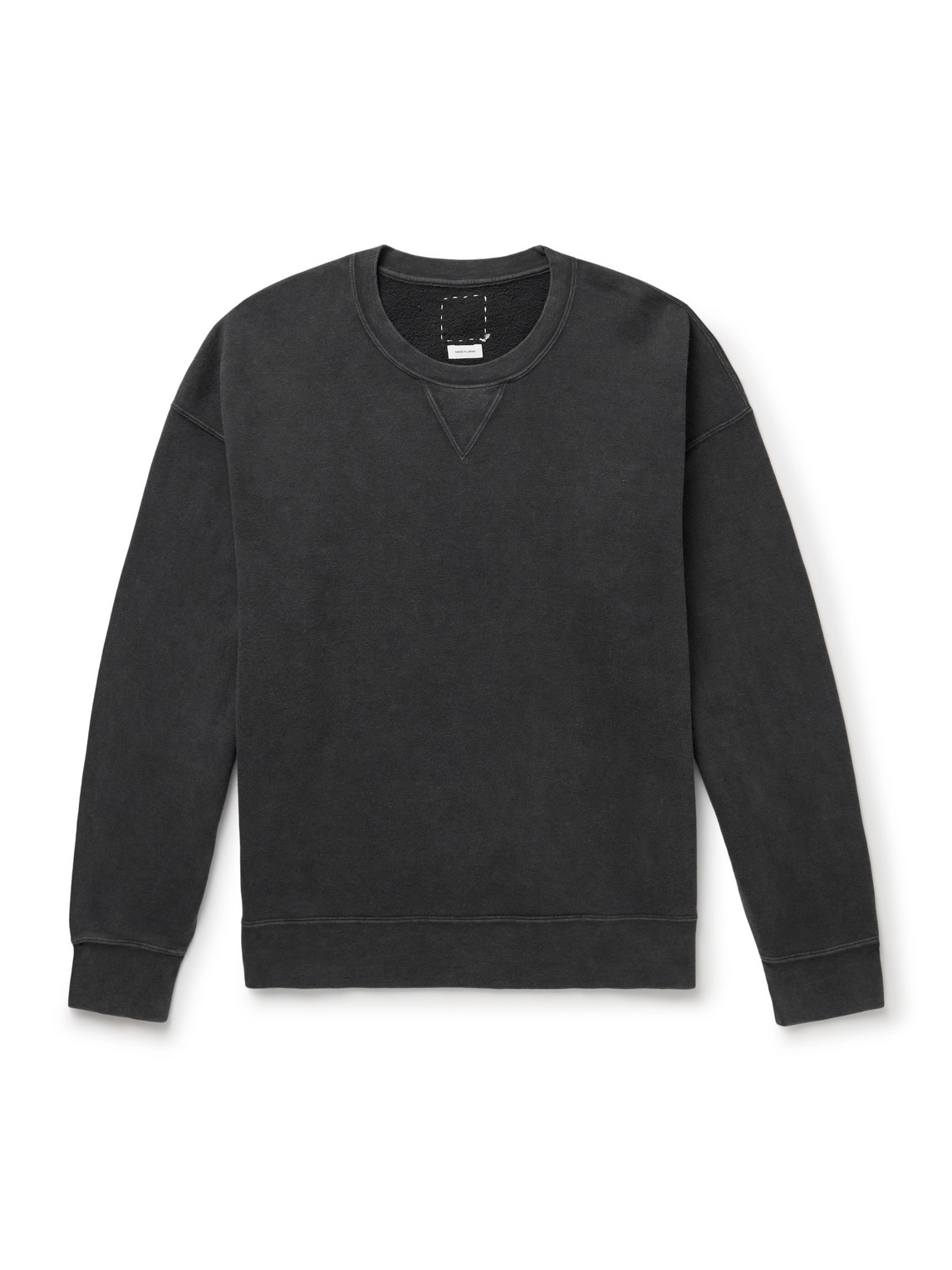 Visvim Jumbo Sb Cotton-jersey Sweatshirt In Black
