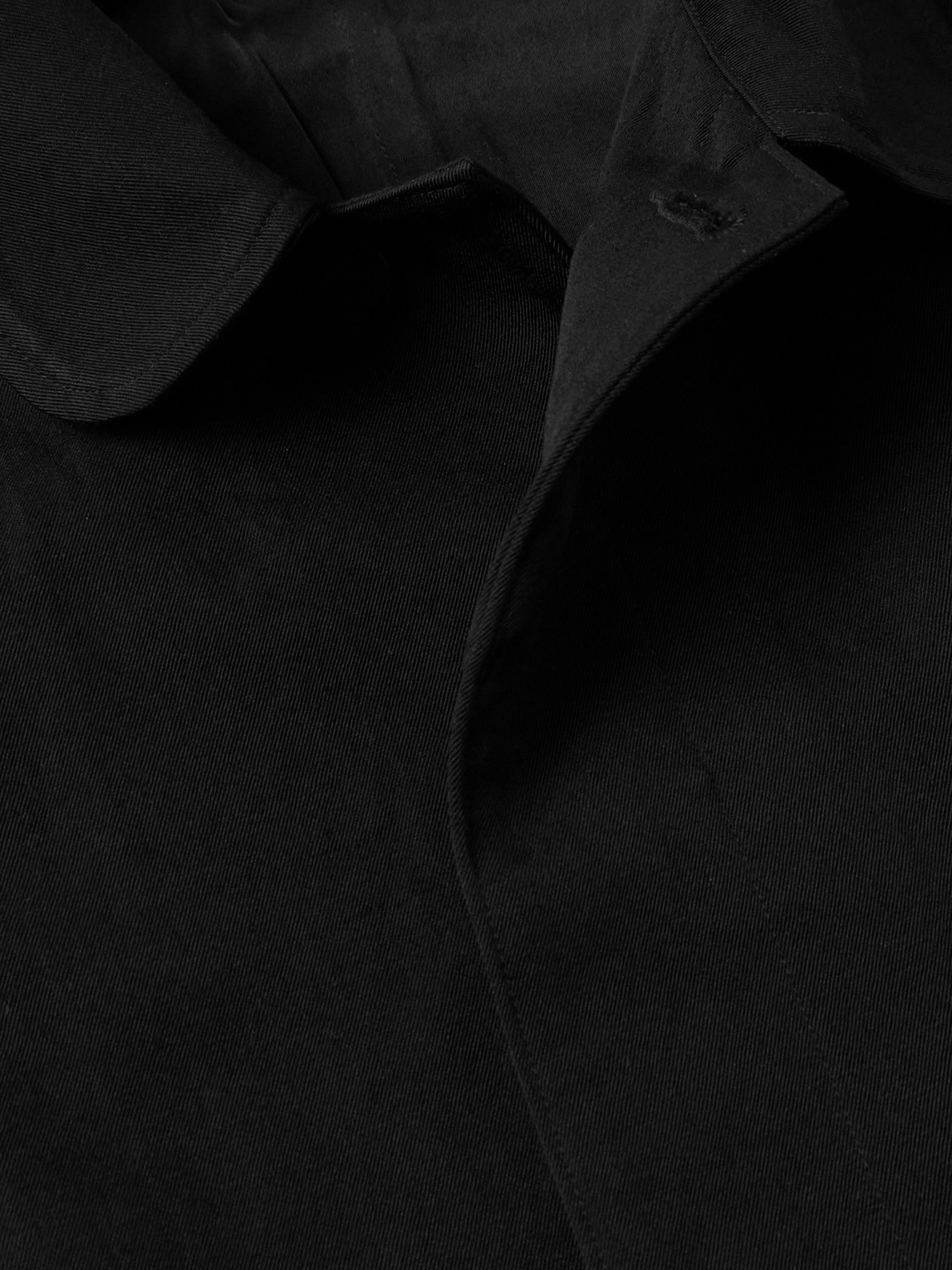 Visvim Balmat Wool And Linen-blend Twill Coat In Black