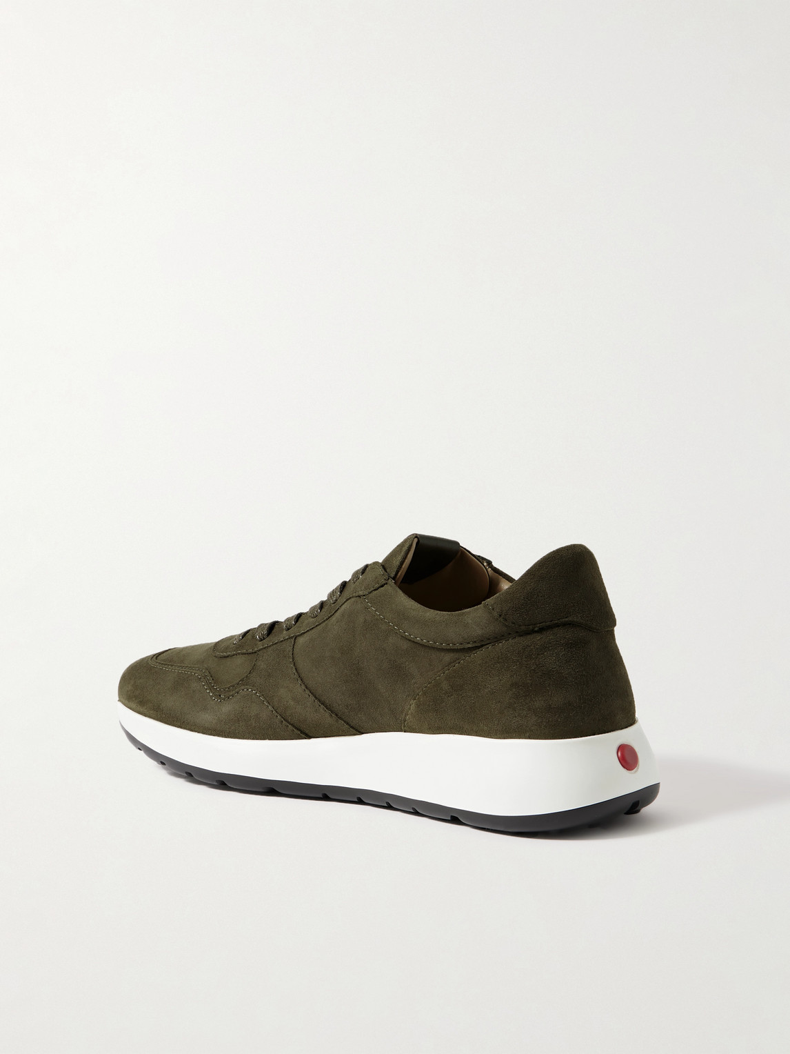 Tod's Suede Sneakers In Green