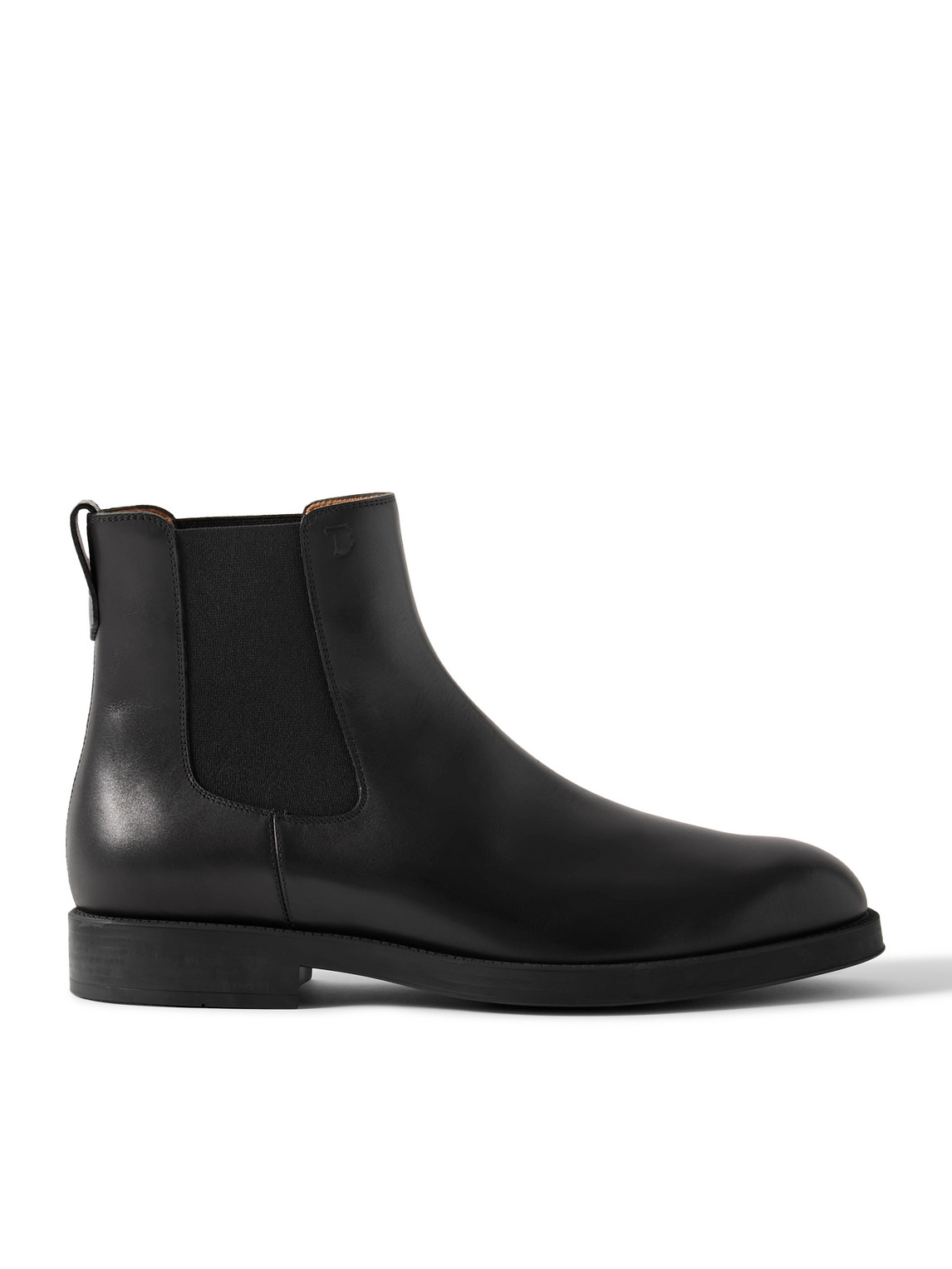 Tod's Leather Chelsea Boots In Black