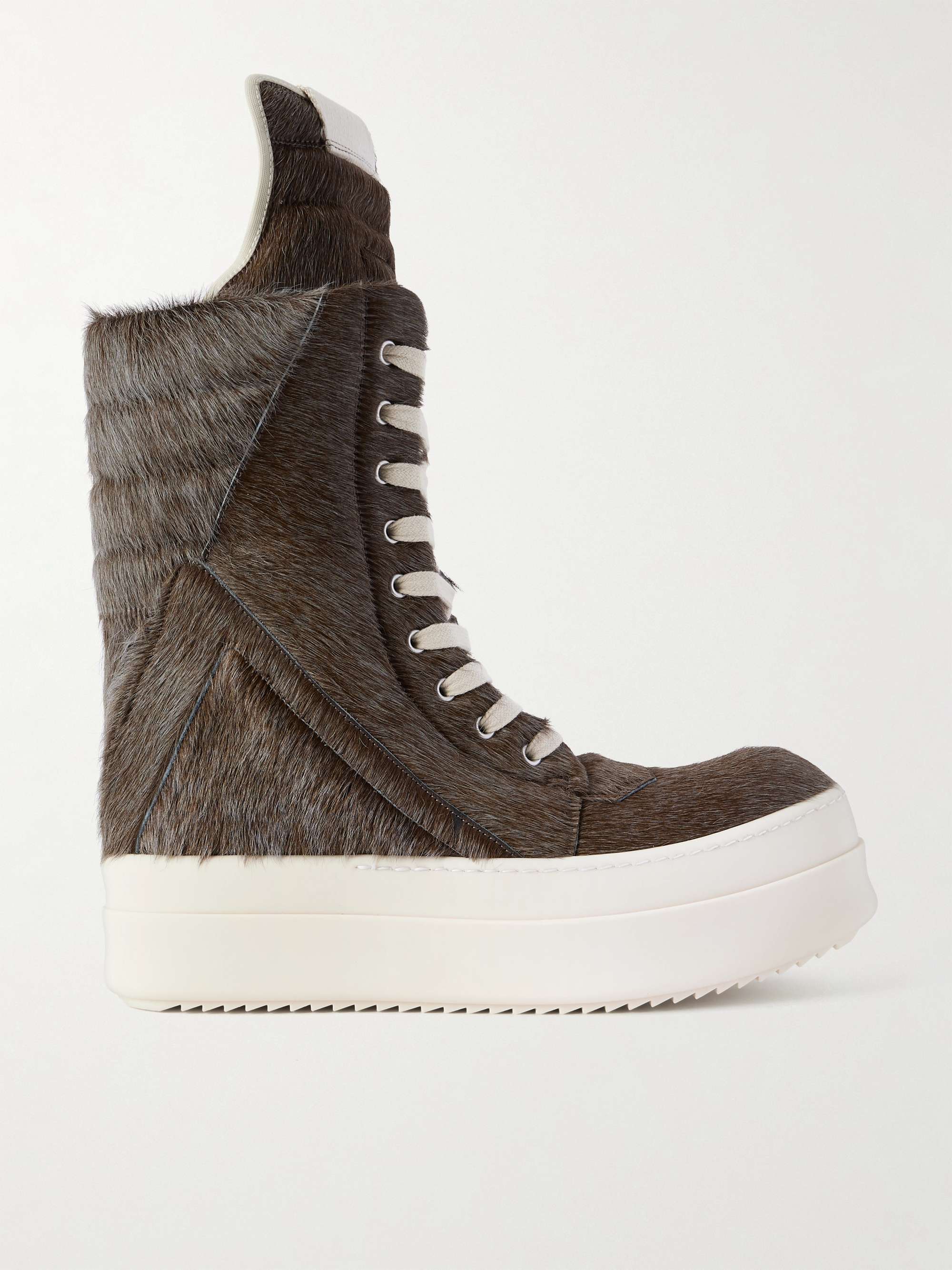 靴 25ss Rick owens Mega Geobasket 40 Rick Owens Mega Geobasket in Dust SS25 – Antidote Fashion