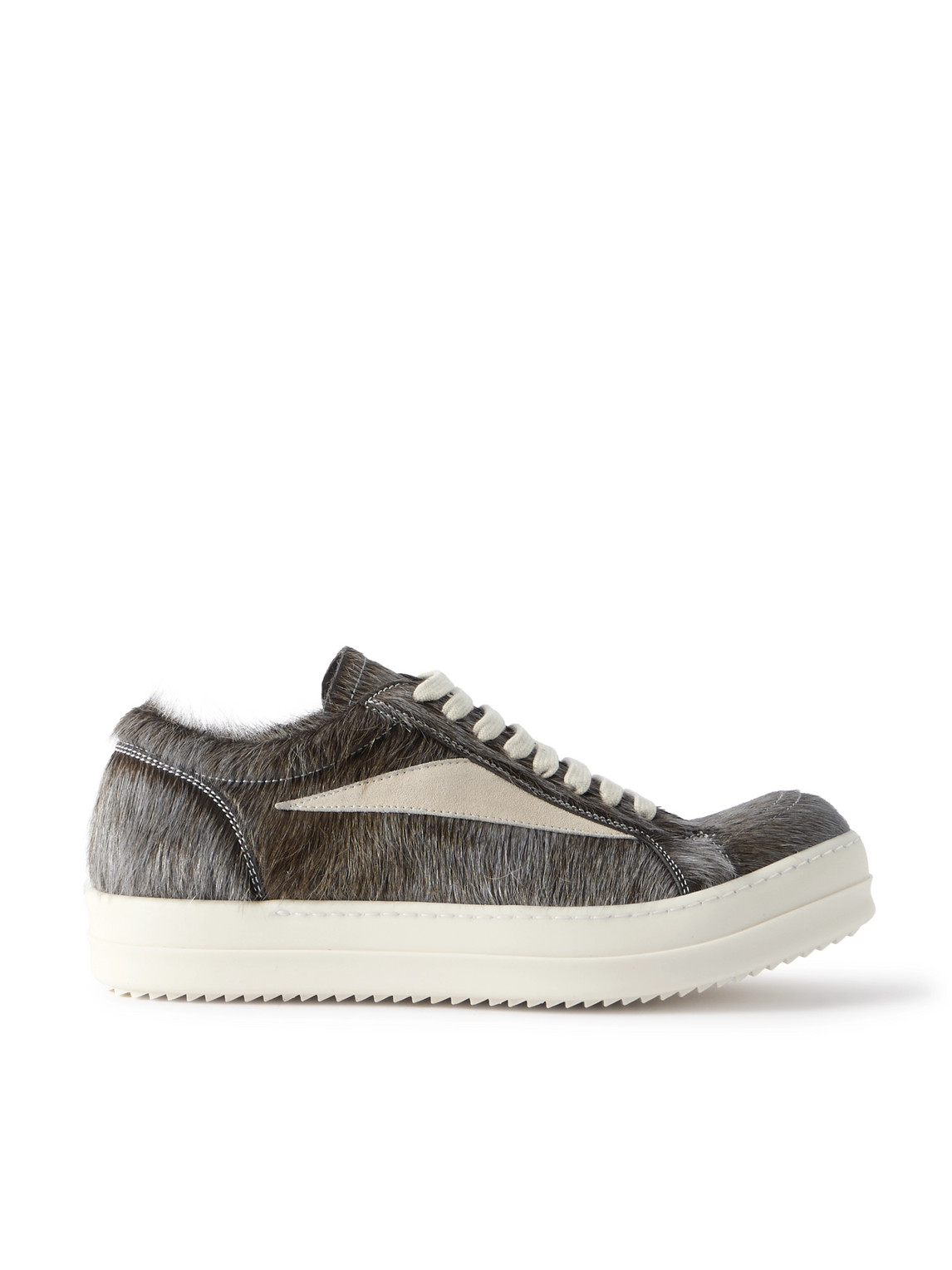 Rick Owens Hollywood Vintage Sneakers Dust And Milk In Brown