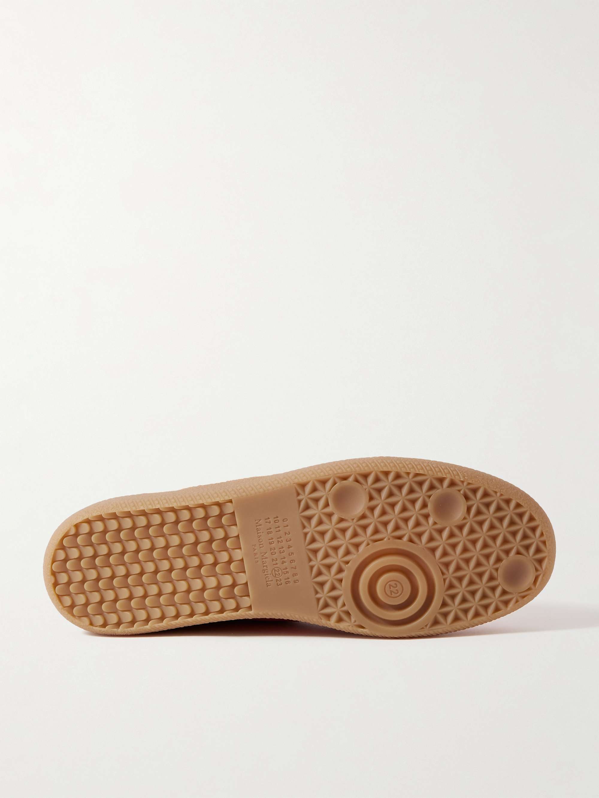 MAISON MARGIELA Replica Leather and Suede Sneakers