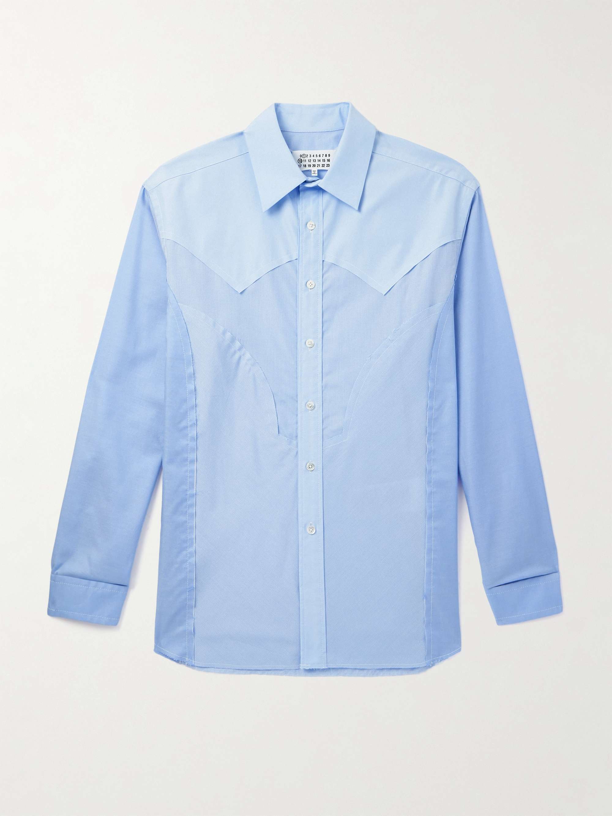 maison margiera cotton popln shirt ④⑭ MAISON MARGIELA Cotton-Poplin Shirt for Men | MR PORTER