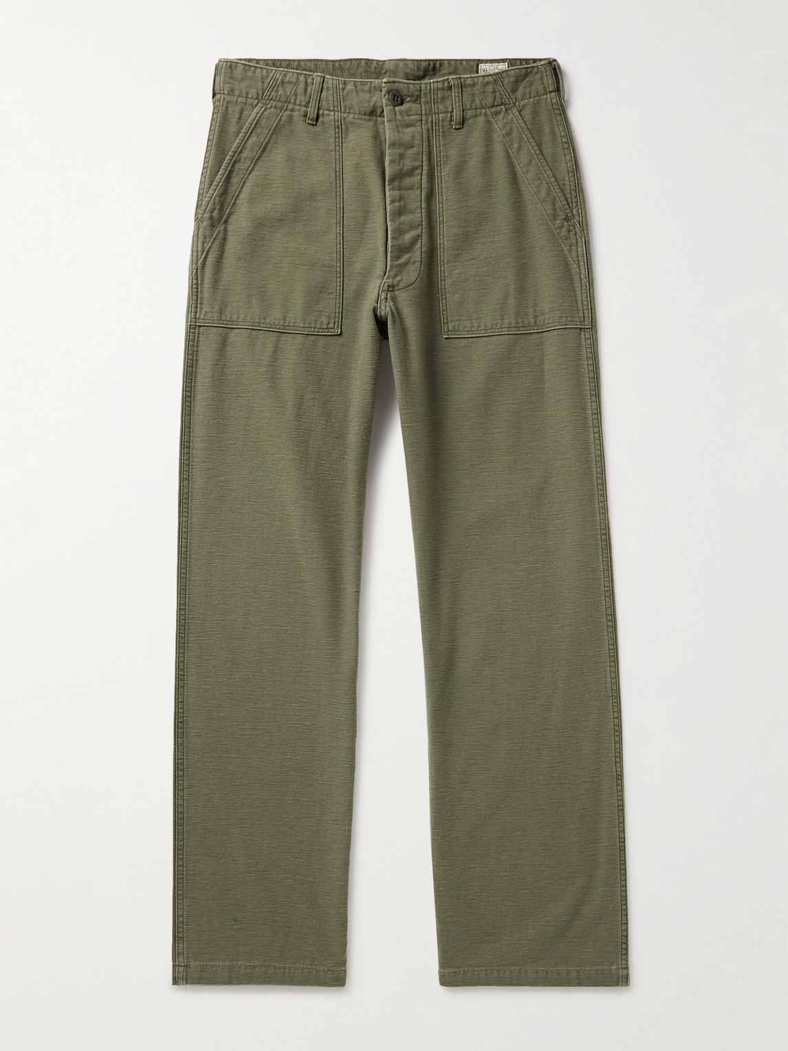 OrSlow Fatigue Straight-Leg Cotton-Sateen Trousers - Men