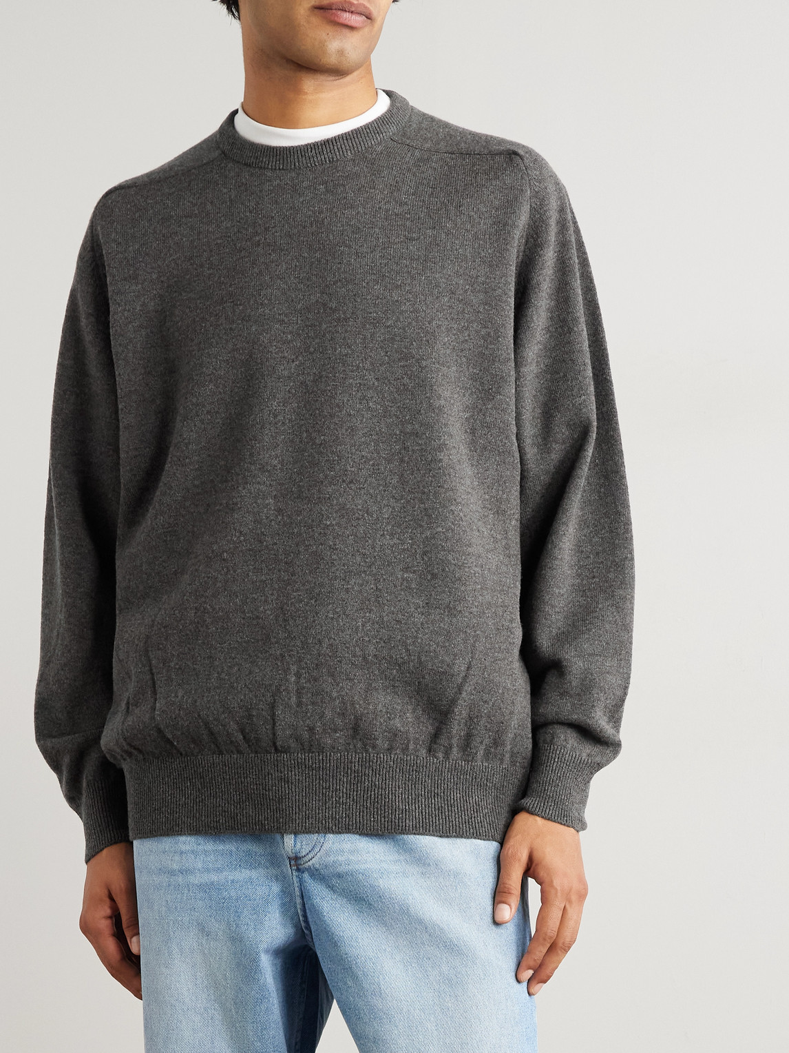Orslow Wool Sweater In Gray