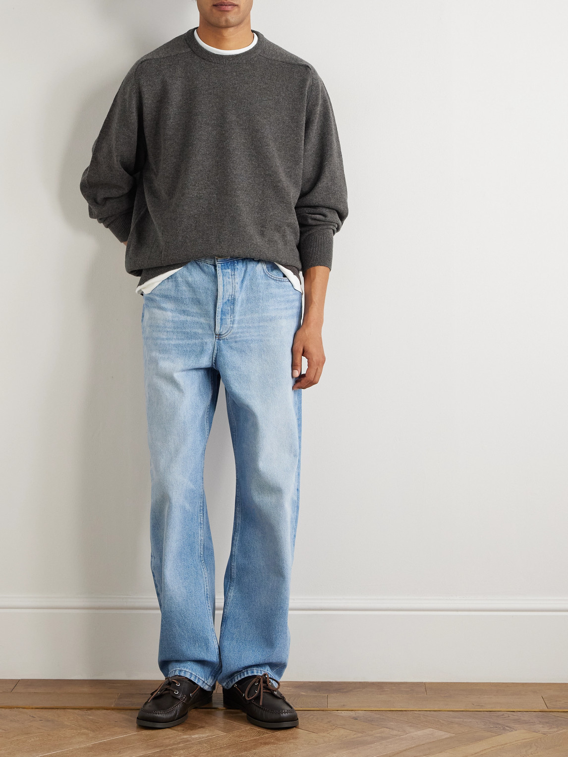 Orslow Wool Sweater In Gray