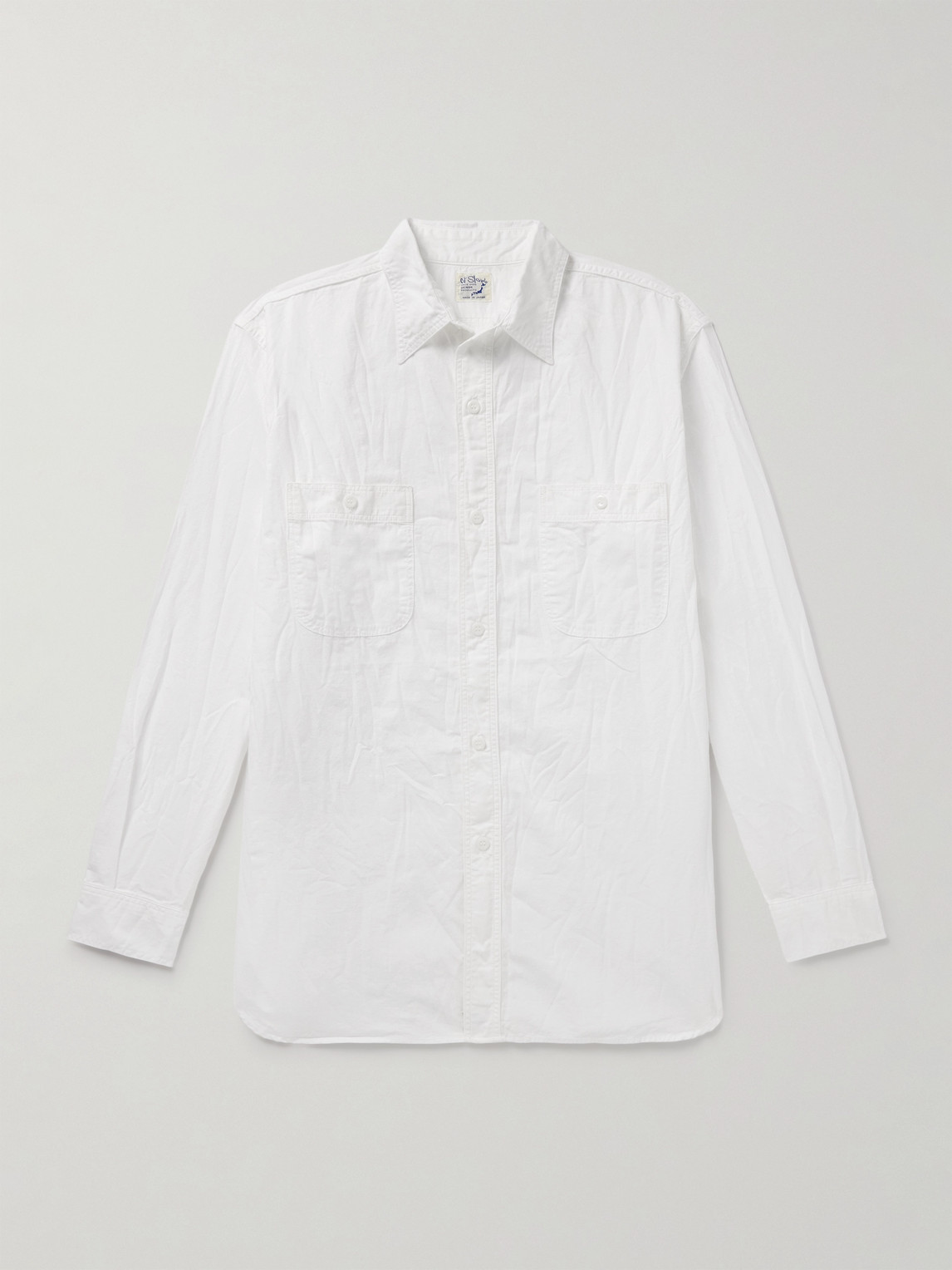 Orslow Cotton-voile Shirt In White