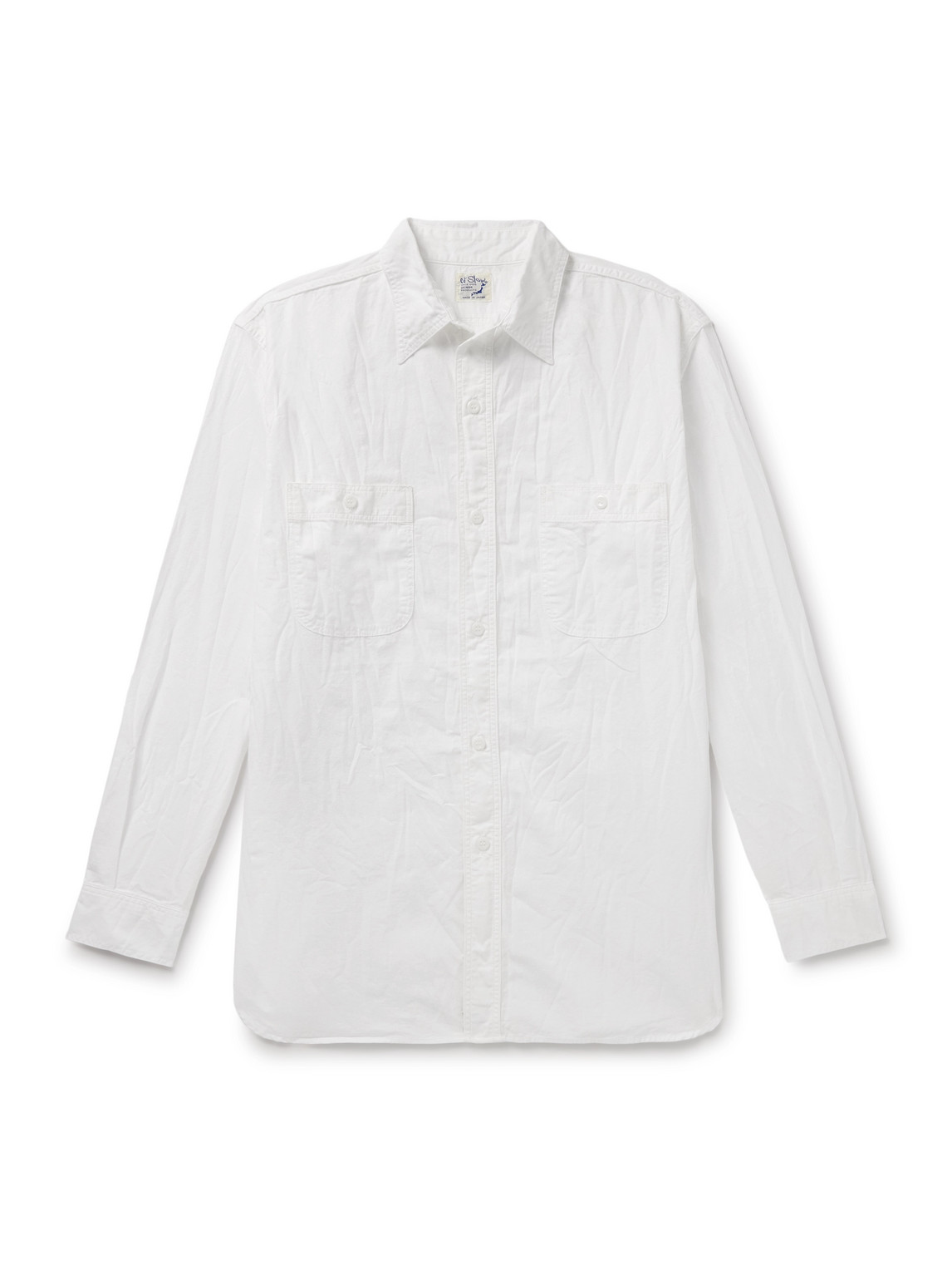 Orslow Cotton-voile Shirt In White