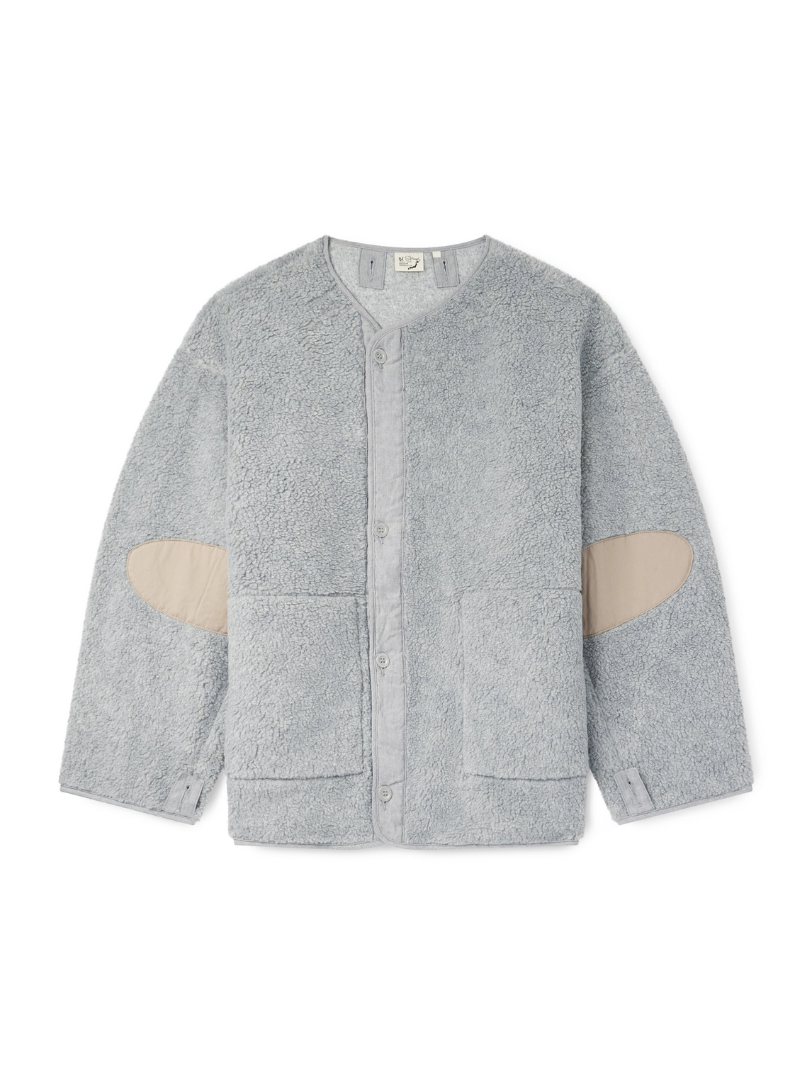 Orslow M-65 Shell-trimmed Fleece Coat Liner In Gray