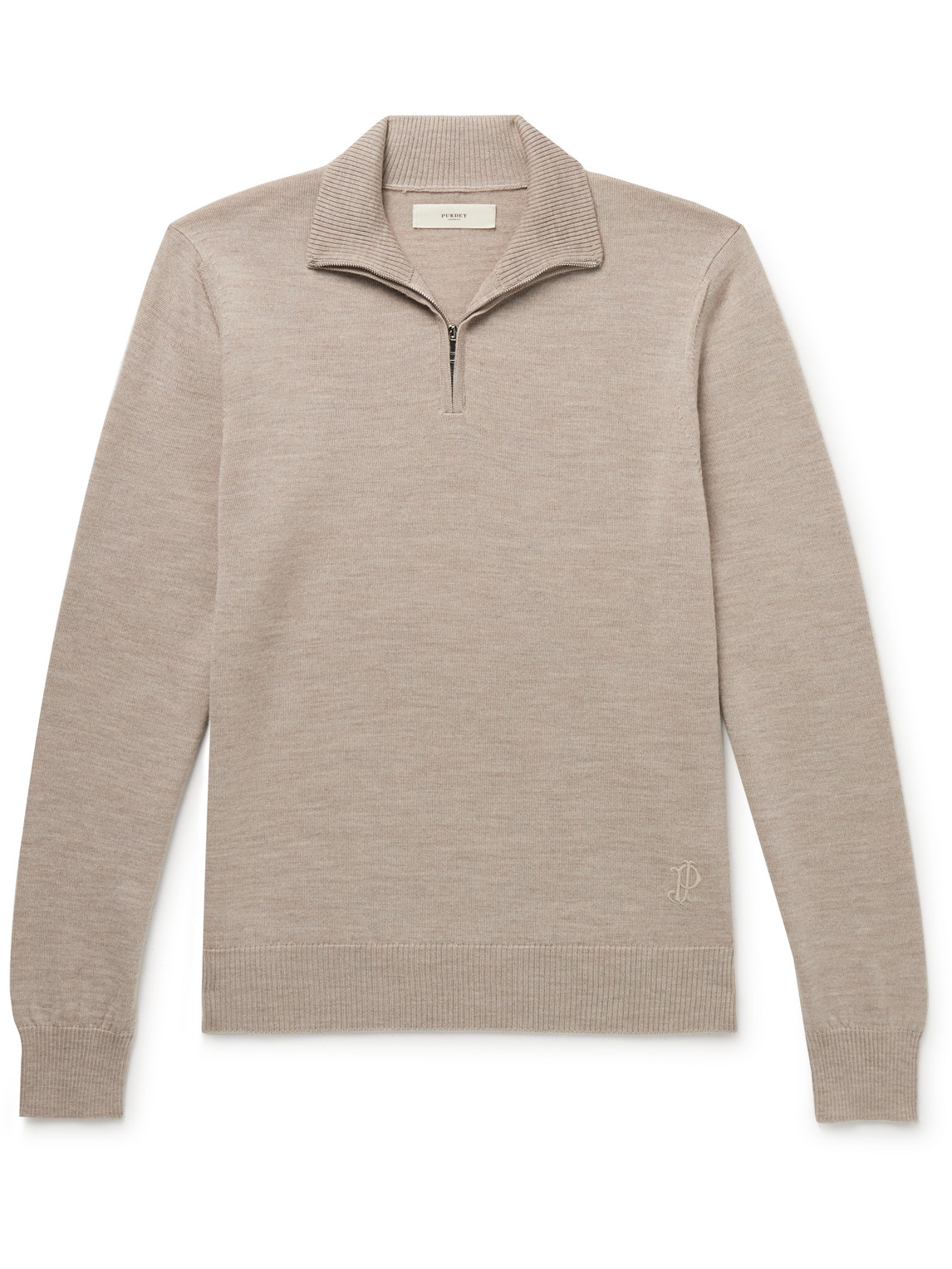 Purdey – Linton Wool Half-Zip Sweater